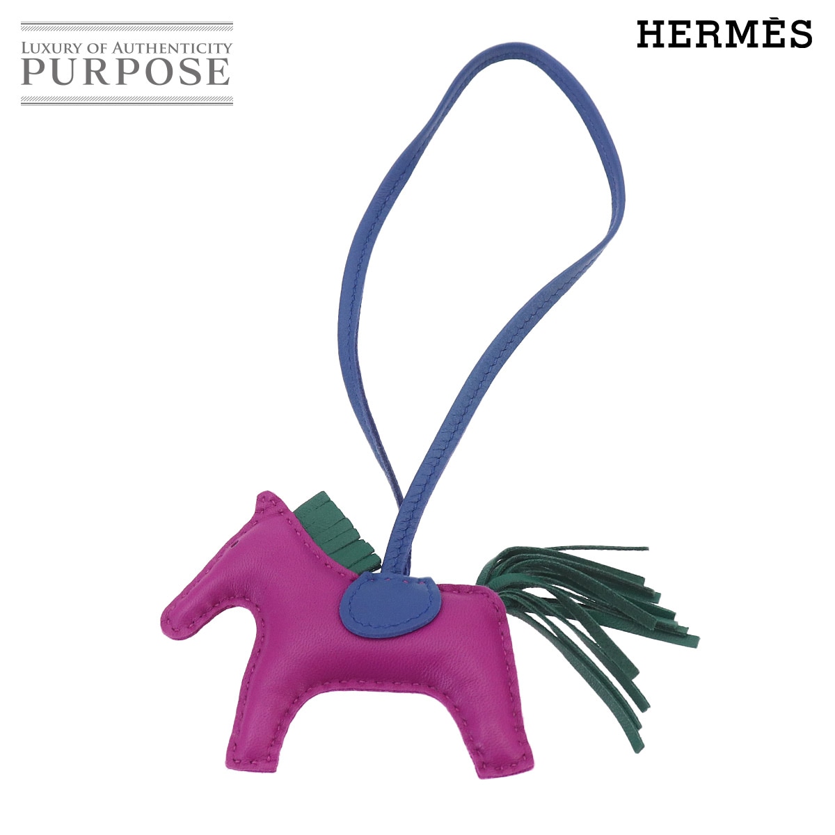 HERMES ソーブラック ロデオ PM バッグ チャーム アニョーミロ Z刻印