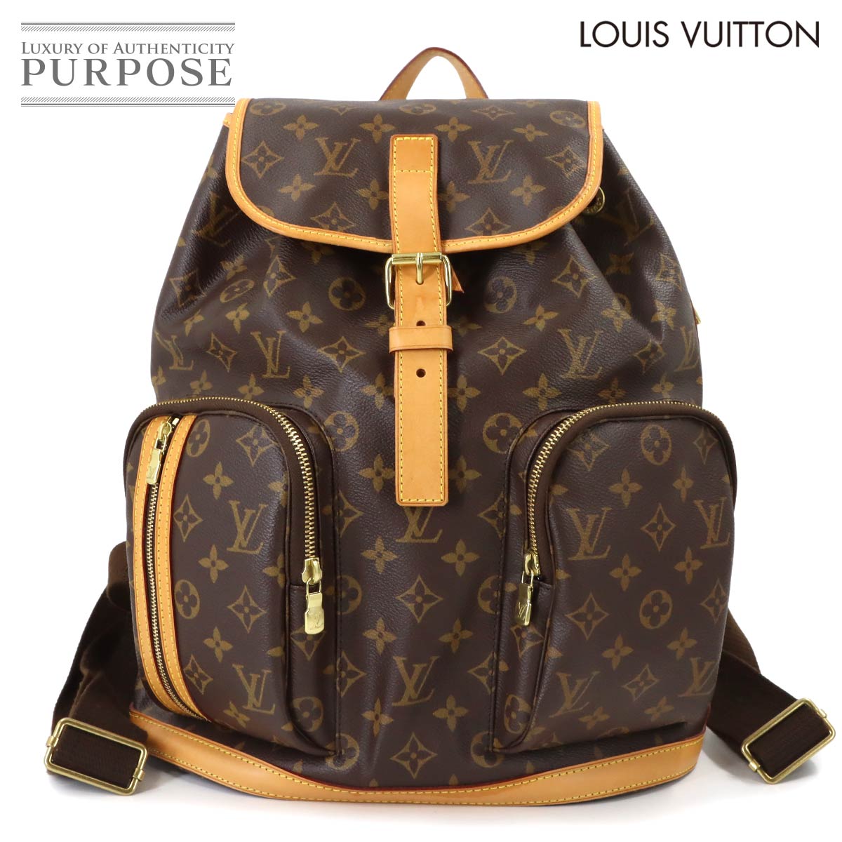 LOUIS VUITTON モノグラム サック アド ボスフォール バックパック リュックサック ブラウン M40107 Sac A Dos Bosphore ルイ ヴィトン 90317985