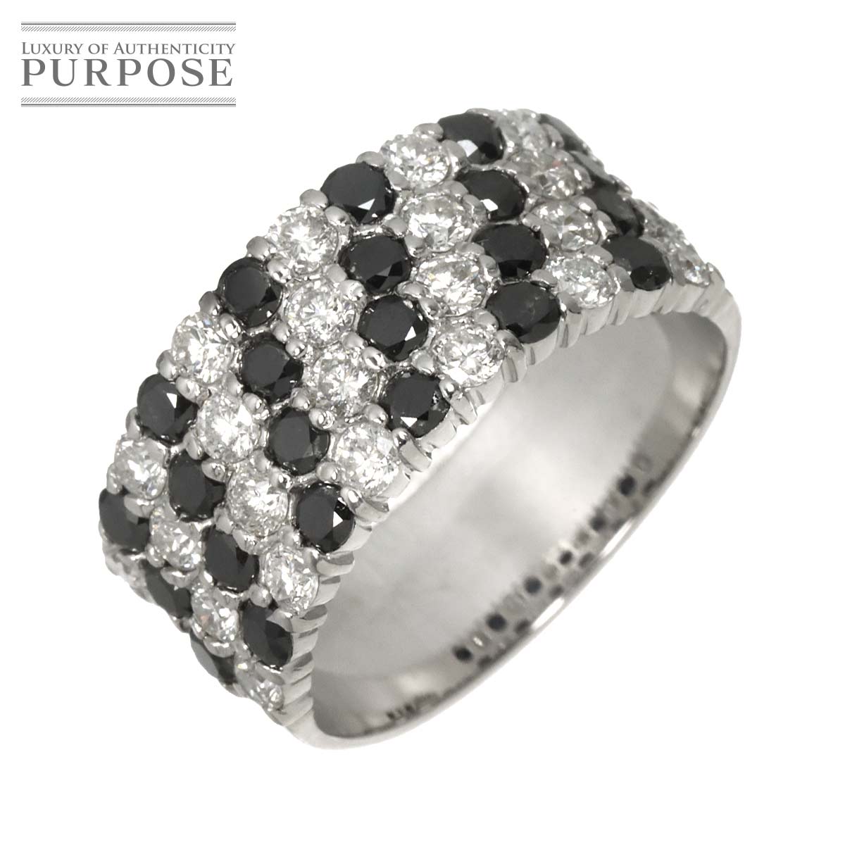 リング 12.5号 ダイヤ 2.00ct K18 WG ホワイト ゴールド 750 指輪 Diamond Ring 90321648