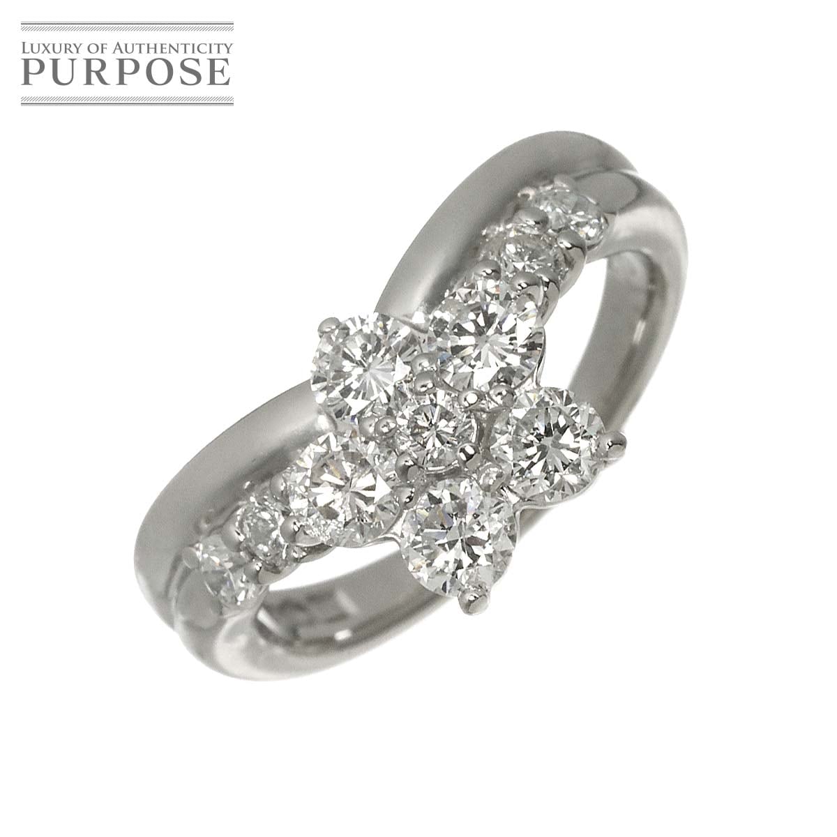 リング 8.5号 ダイヤ 1.00ct Pt プラチナ 指輪 Diamond Ring 90325181