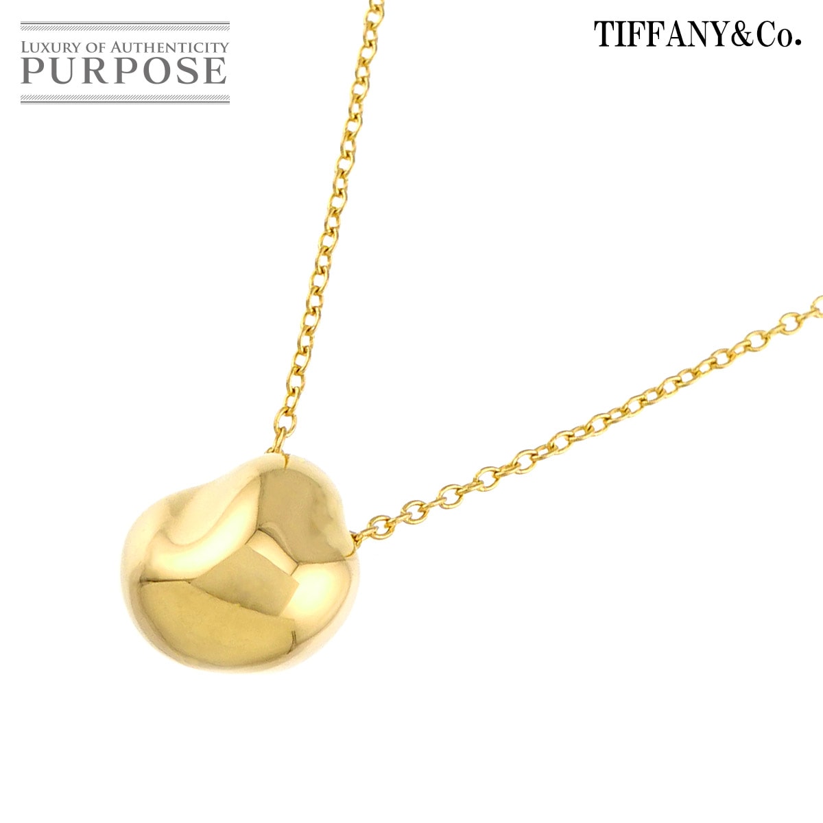 TIFFANY&Co. ナゲット ネックレス 43cm K18 YG イエローゴールド 750 Necklace ティファニー 90326265