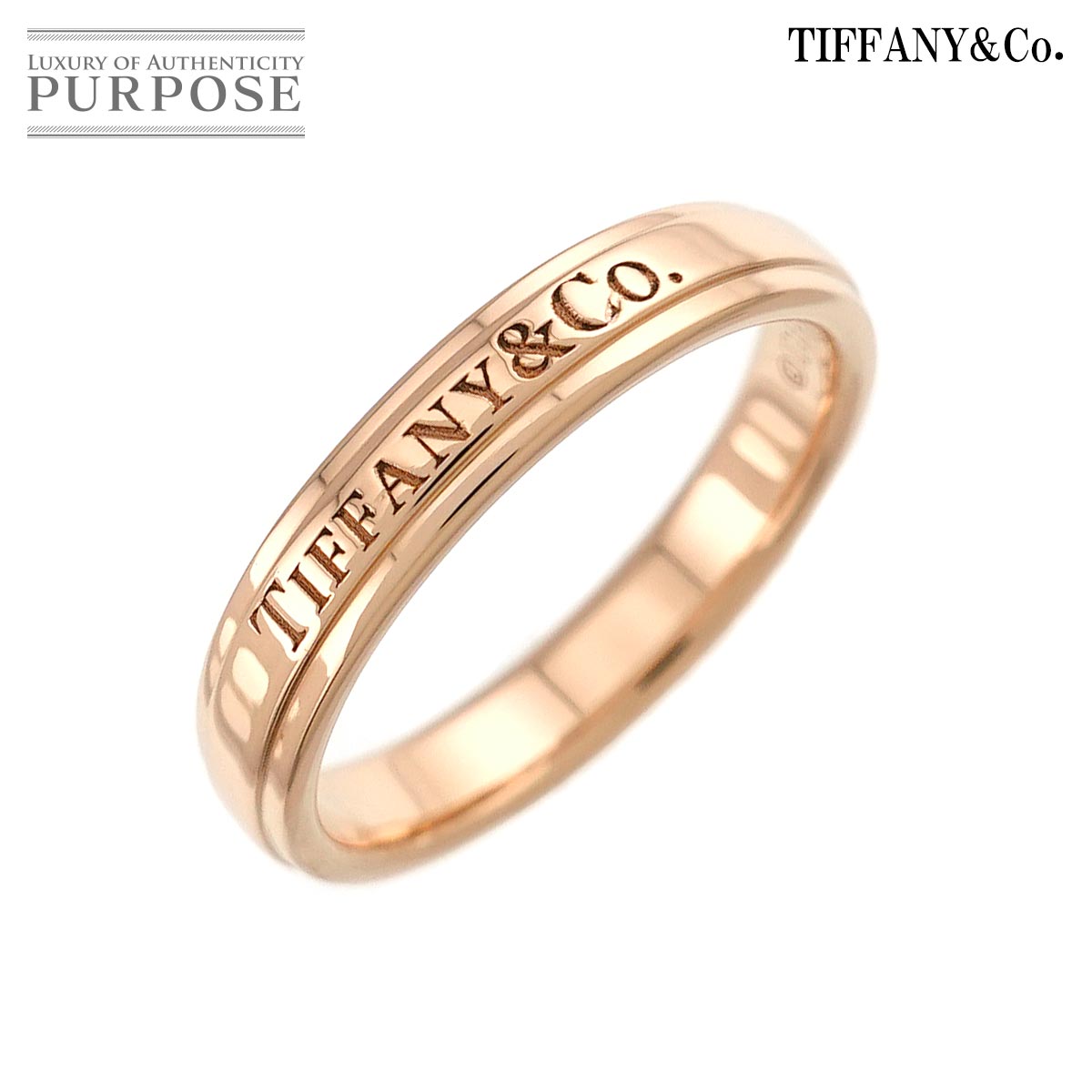 TIFFANY&Co. 18.5号 リング K18 PG ピンクゴールド 750 指輪 Ring ティファニー 90328307