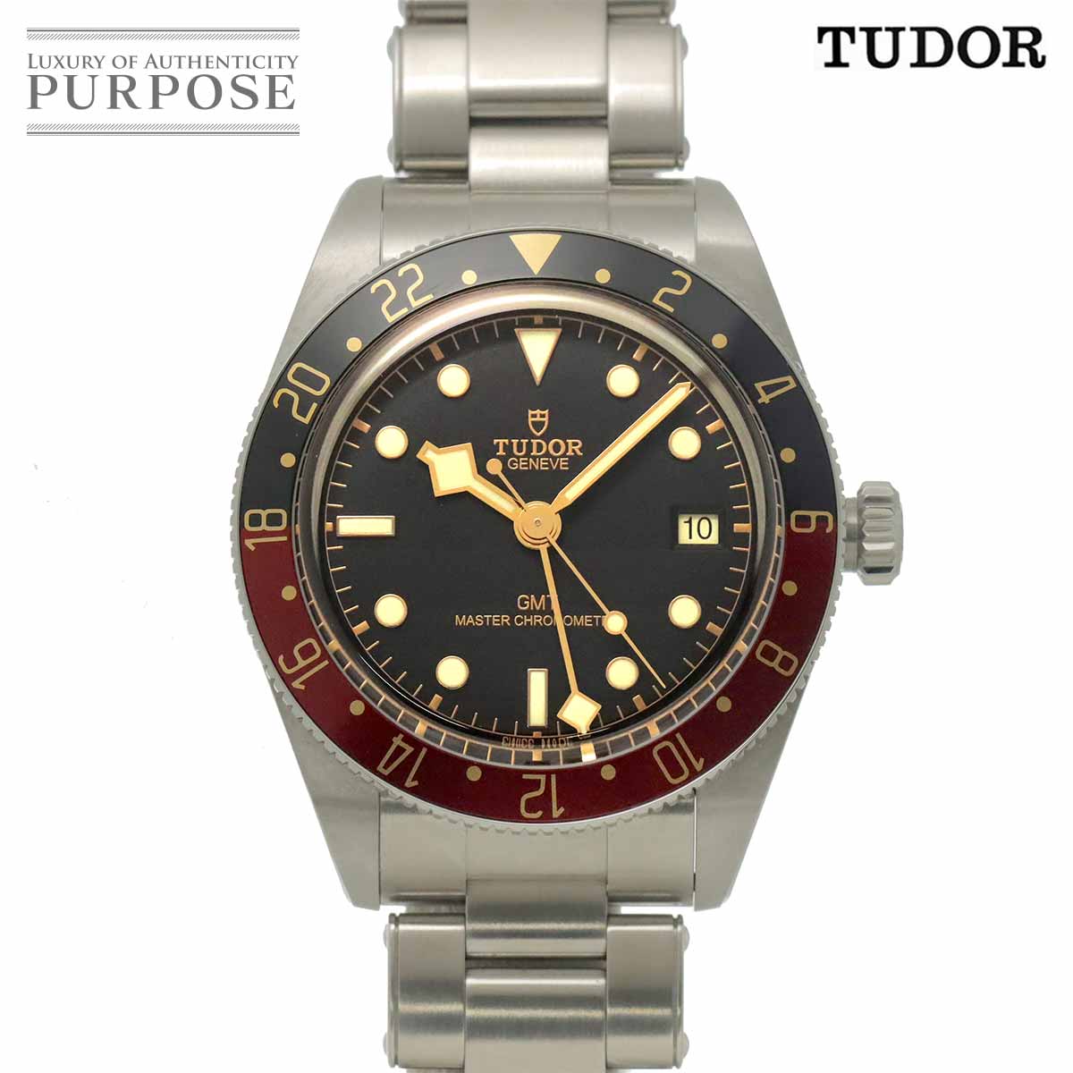 TUDOR ヘリテージ ブラックベイ58 GMT 7939G1A0NRU メンズ 腕時計 デイト ブラック オートマ 自動巻き ウォッチ Heritage チューダー チュードル 90329539
