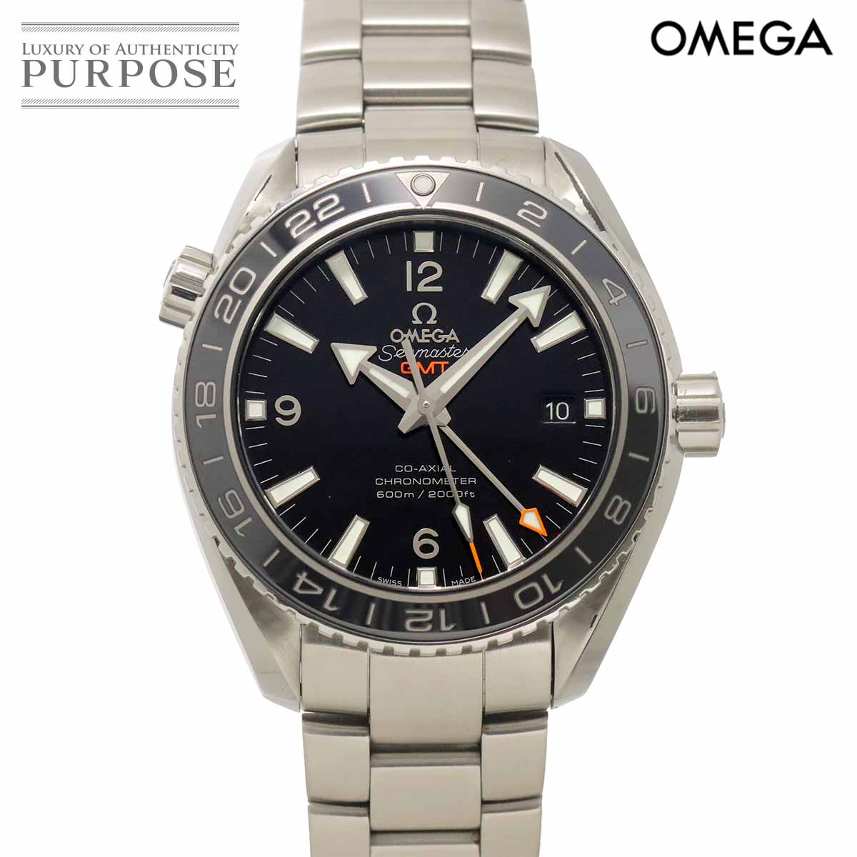 OMEGA シーマスター プラネットオーシャン 600M コーアクシャル GMT 232 30 44 22 01 001 メンズ 腕時計 オートマ 自動巻き Seamaster オメガ 90330545
