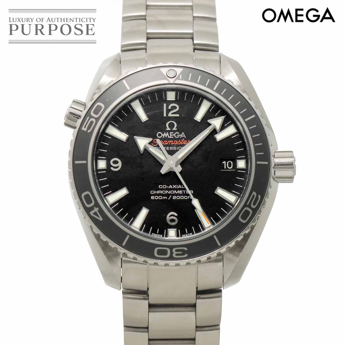 OMEGA シーマスター プラネットオーシャン 600M 232 30 42 21 01 001 メンズ 腕時計 デイト ブラック オートマ 自動巻き Seamaster Planet Ocean オメガ 90330546