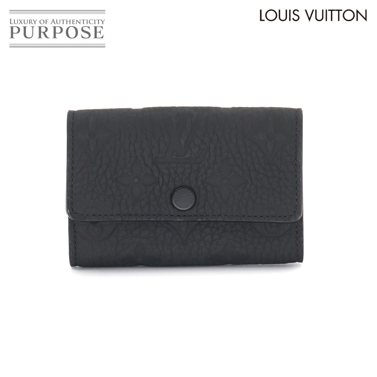 LOUIS VUITTON モノグラム トリヨン ミュルティクレ6 6連 キーケース ブラック M82604 RFID Multicles 6 Key Case ルイ ヴィトン 90329385