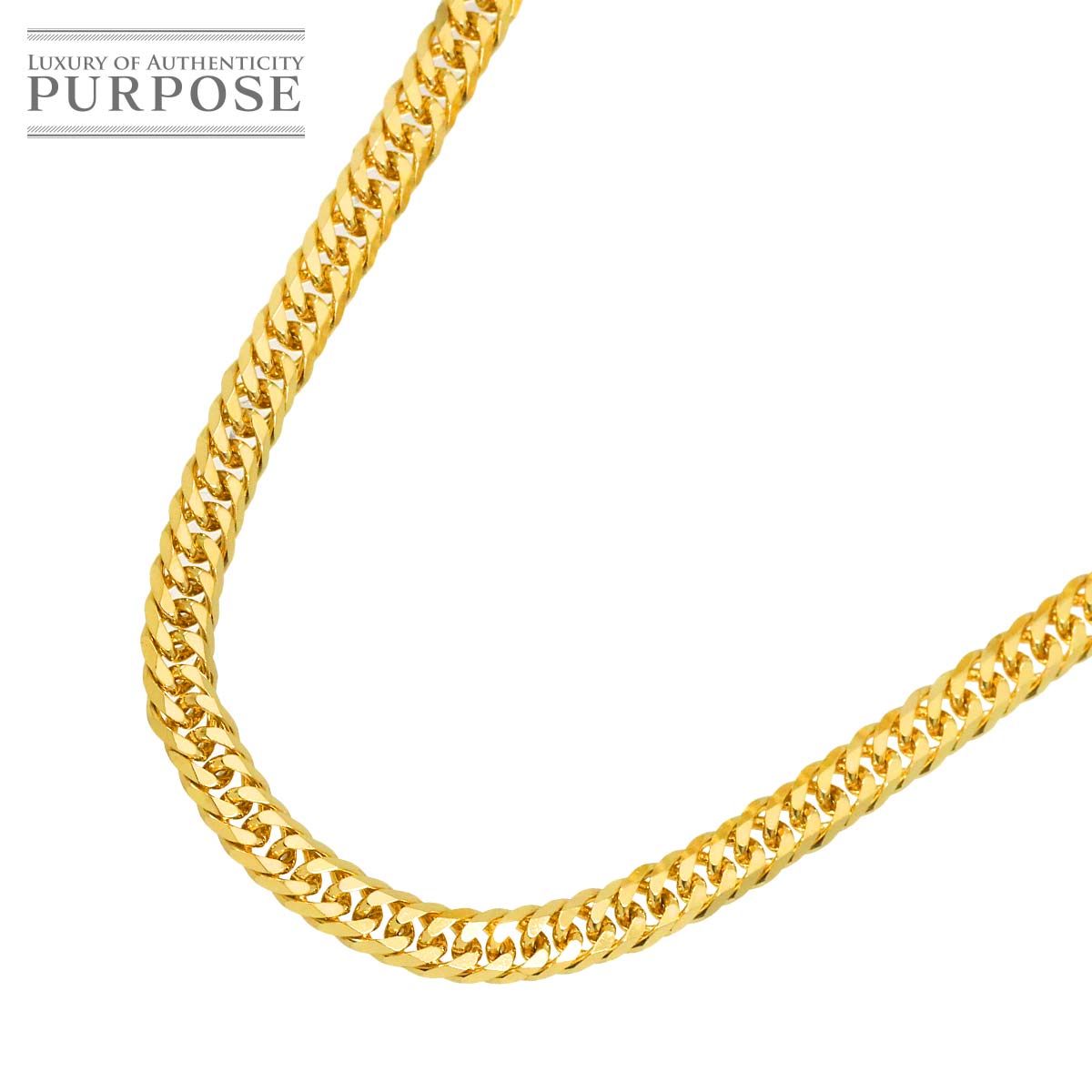K18 喜平 ネックレス 40cm 6面ダブル 20.4g 幅4.3mm イエローゴールド 750 キヘイ kihei necklace 90325133