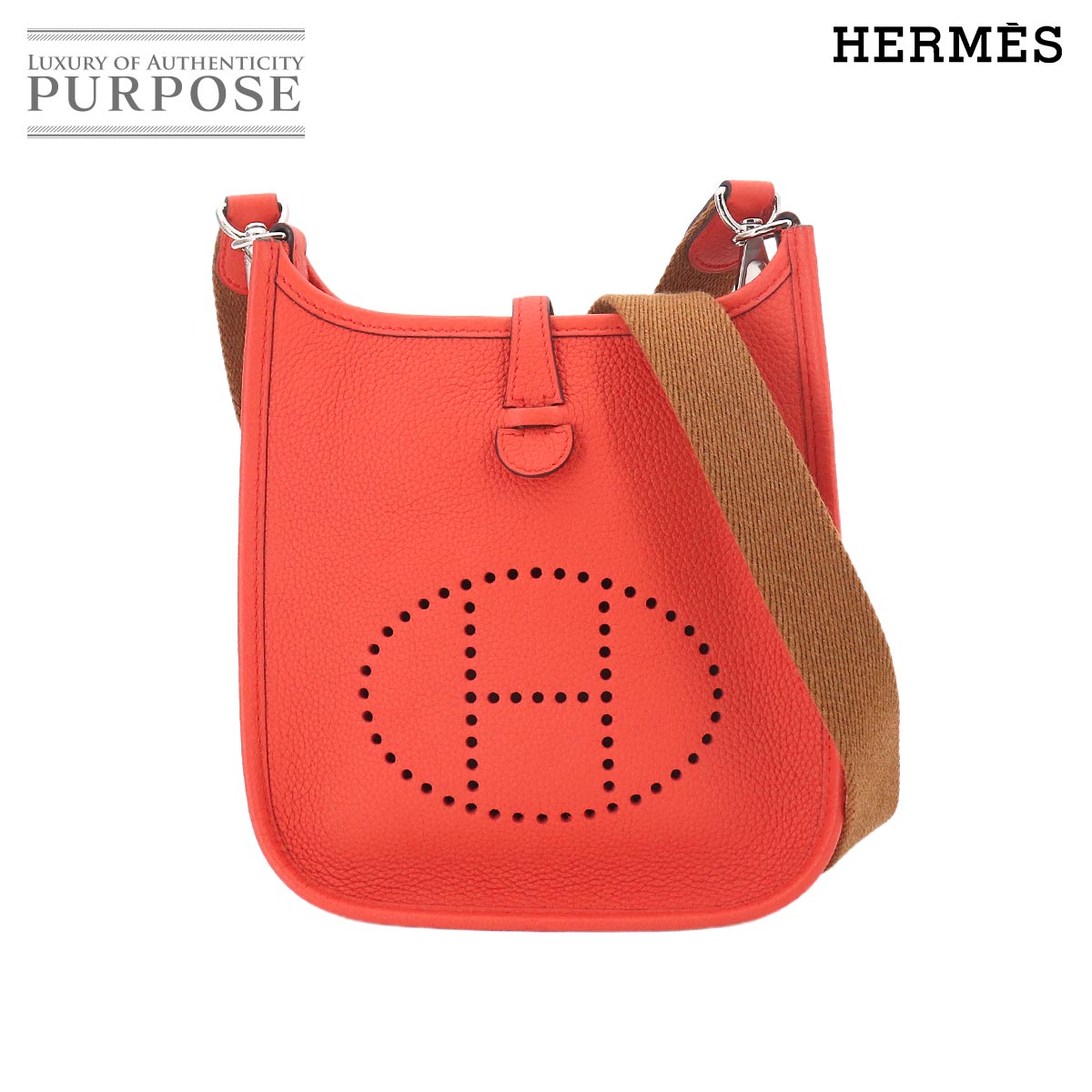 HERMES エブリン アマゾン TPM ショルダー バッグ トリヨンモーリス カプシーヌ Y刻印 シルバー 金具 Evelyne Amazon エルメス 90327008