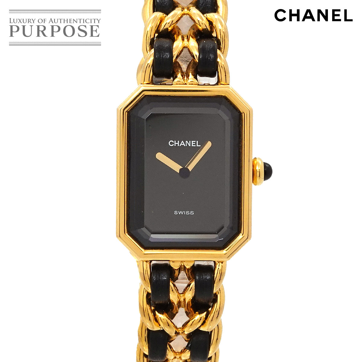 CHANEL プルミエール Mサイズ H0001 ヴィンテージ レディース 腕時計