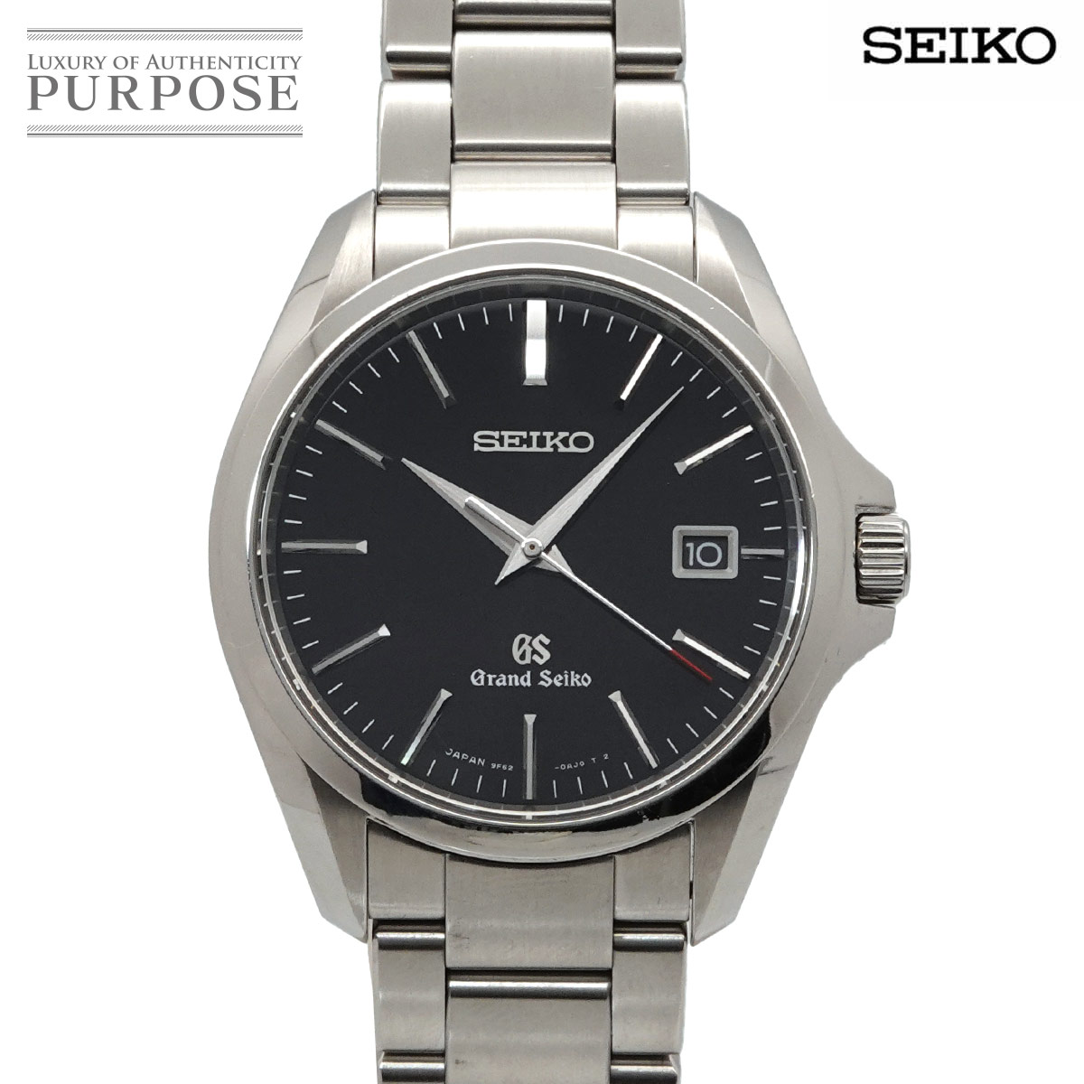 SEIKO グランドセイコー SBGX083 マスターショップ限定 メンズ 腕時計 9F62 0AG0 デイト ブラック クォーツ ウォッチ GRAND SEIKO セイコー 90330073