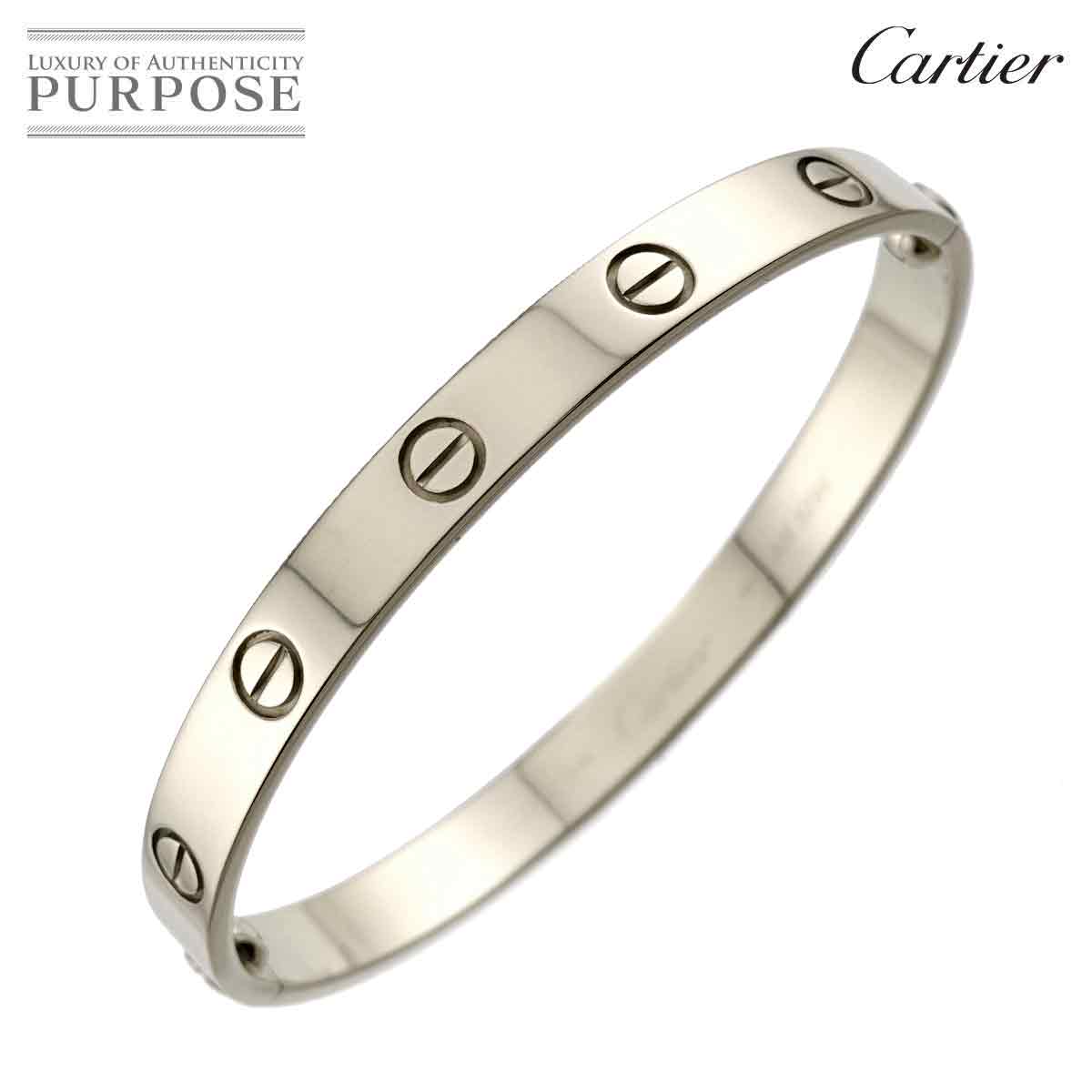 Cartier ラブ #50 リング K18 WG ホワイトゴールド 750 指輪 Love Ring 