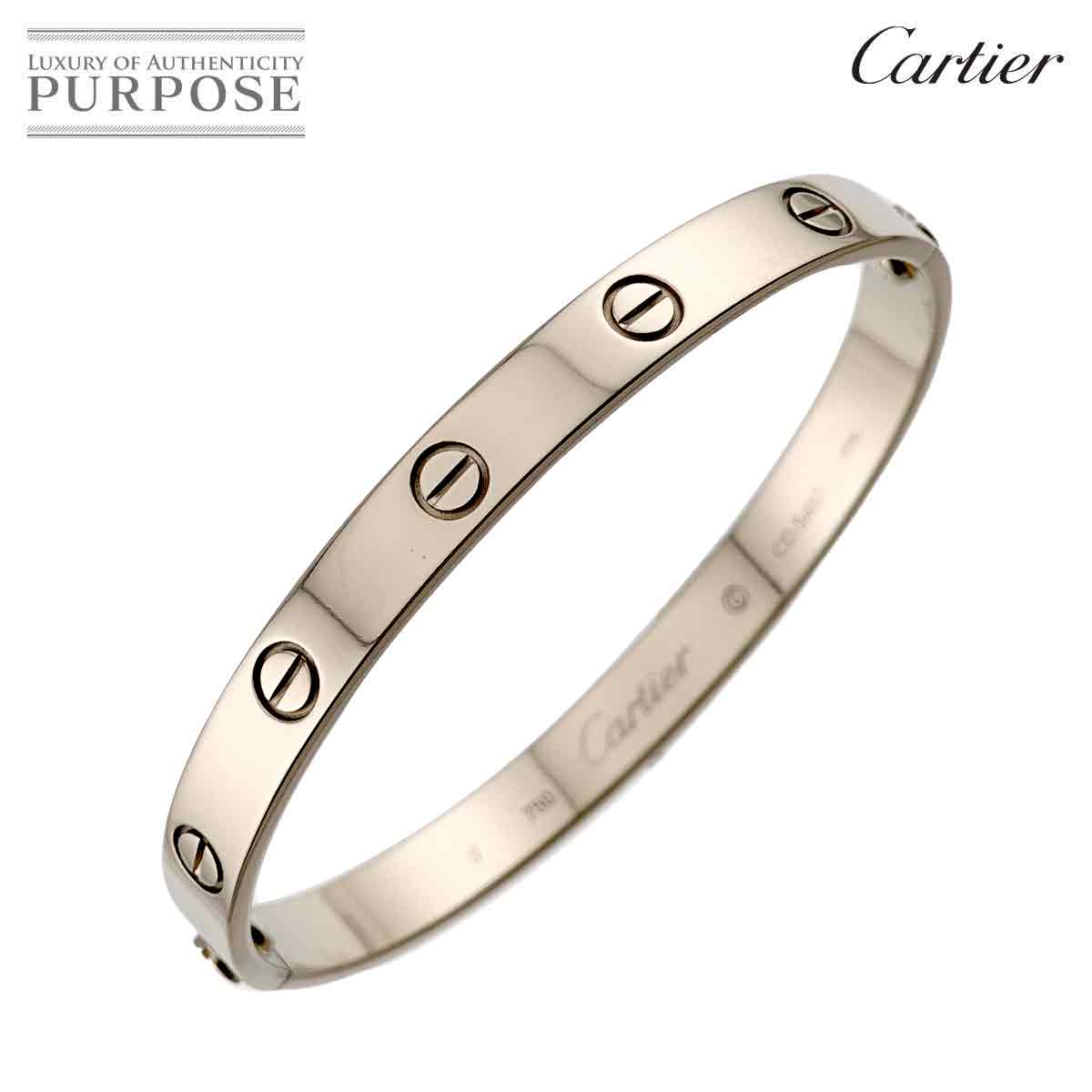 Cartier ラブ #50 リング K18 WG ホワイトゴールド 750 指輪 Love Ring