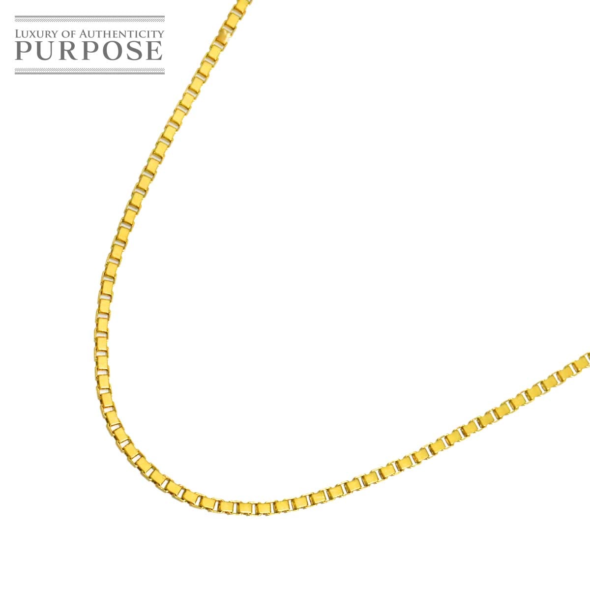 K18 YG ベネチアン ネックレス 42cm イエローゴールド 750 Necklace 90330528