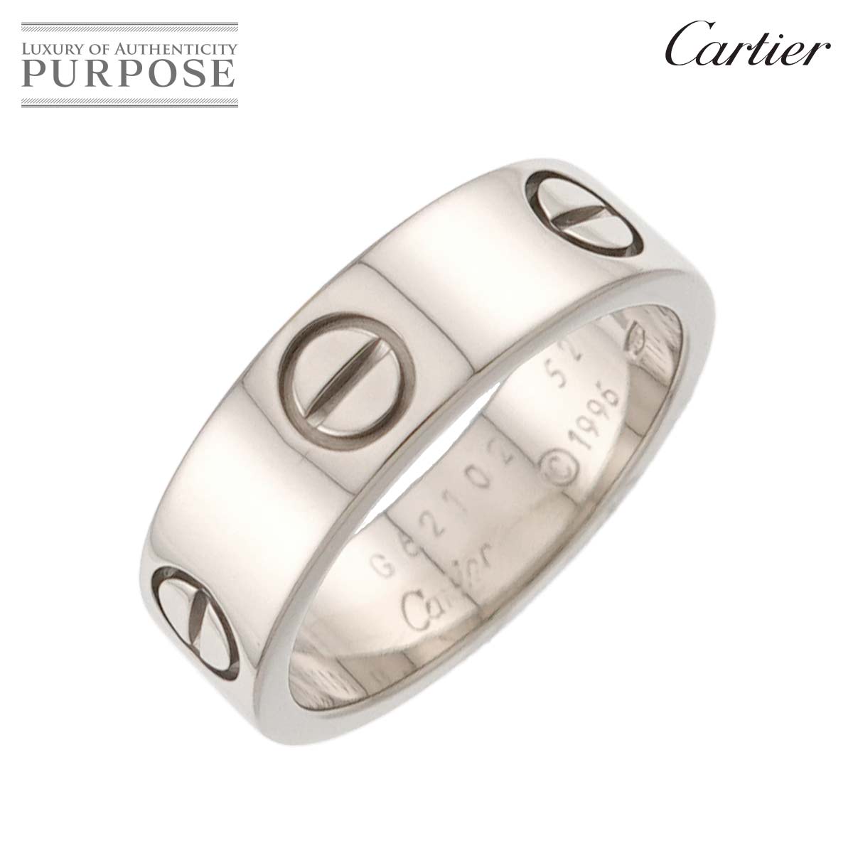 Cartier ミニラブ #48 リング K18 WG ホワイトゴールド 750 指輪 Mini