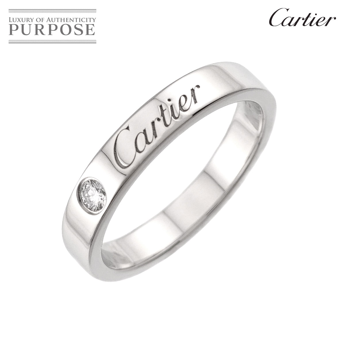 Cartier ミニラブ #48 リング K18 WG ホワイトゴールド 750 指輪 Mini 