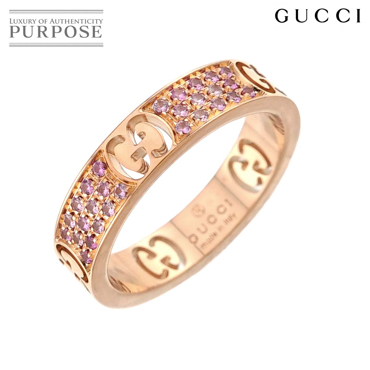GUCCI ディアマンティッシマ #9 リング K18 WG ホワイトゴールド 750
