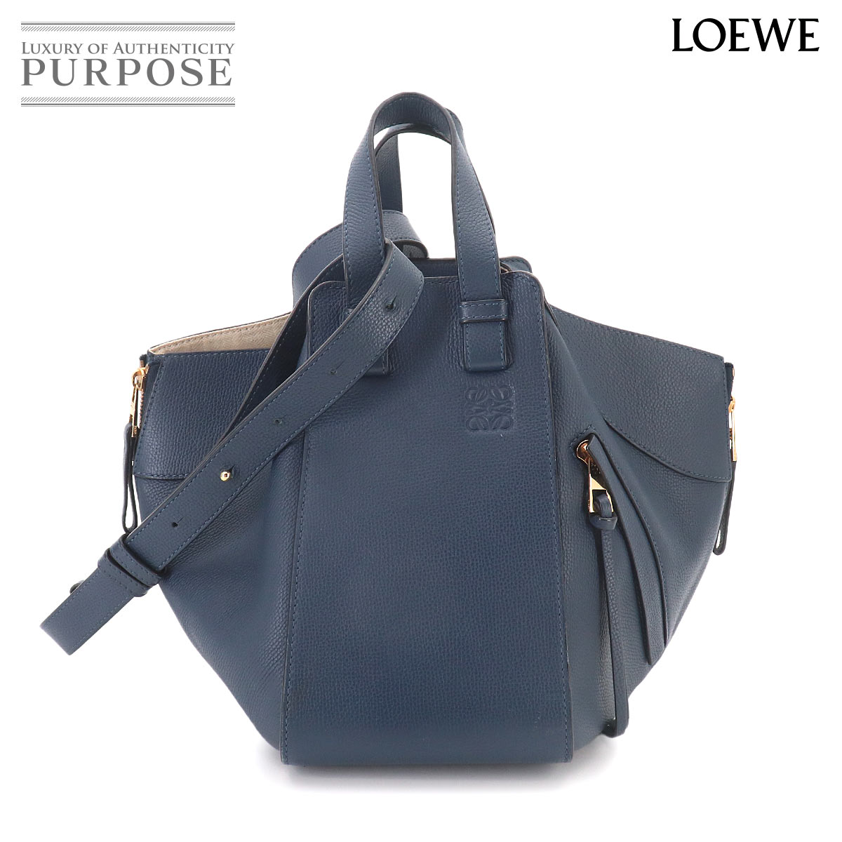 LOEWE パズルエッジ バッグ ラージ 2way ハンド ショルダー バッグ
