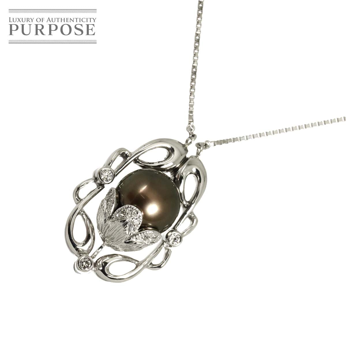 ダイヤ 4.00ct ネックレス 68cm K18 PG ピンクゴールド 750 【鑑別書