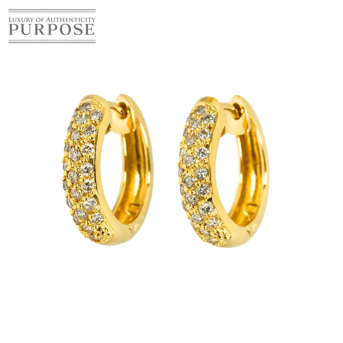 ルビー 1.02ct/1.07ct ダイヤ 0.20ct/0.20ct ピアス K18 WG ホワイト