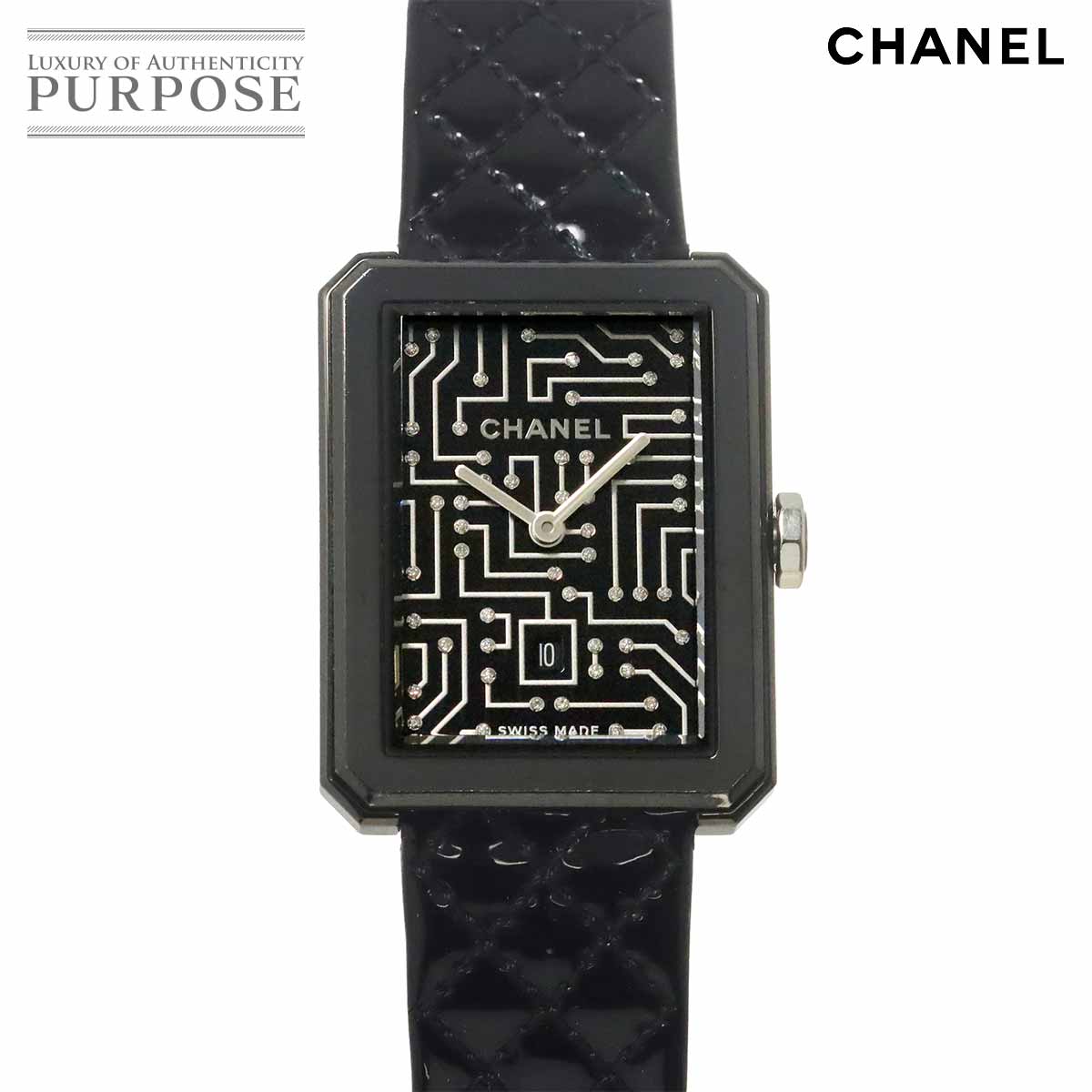 CHANEL プルミエール Lサイズ H0451 ヴィンテージ レディース 腕時計