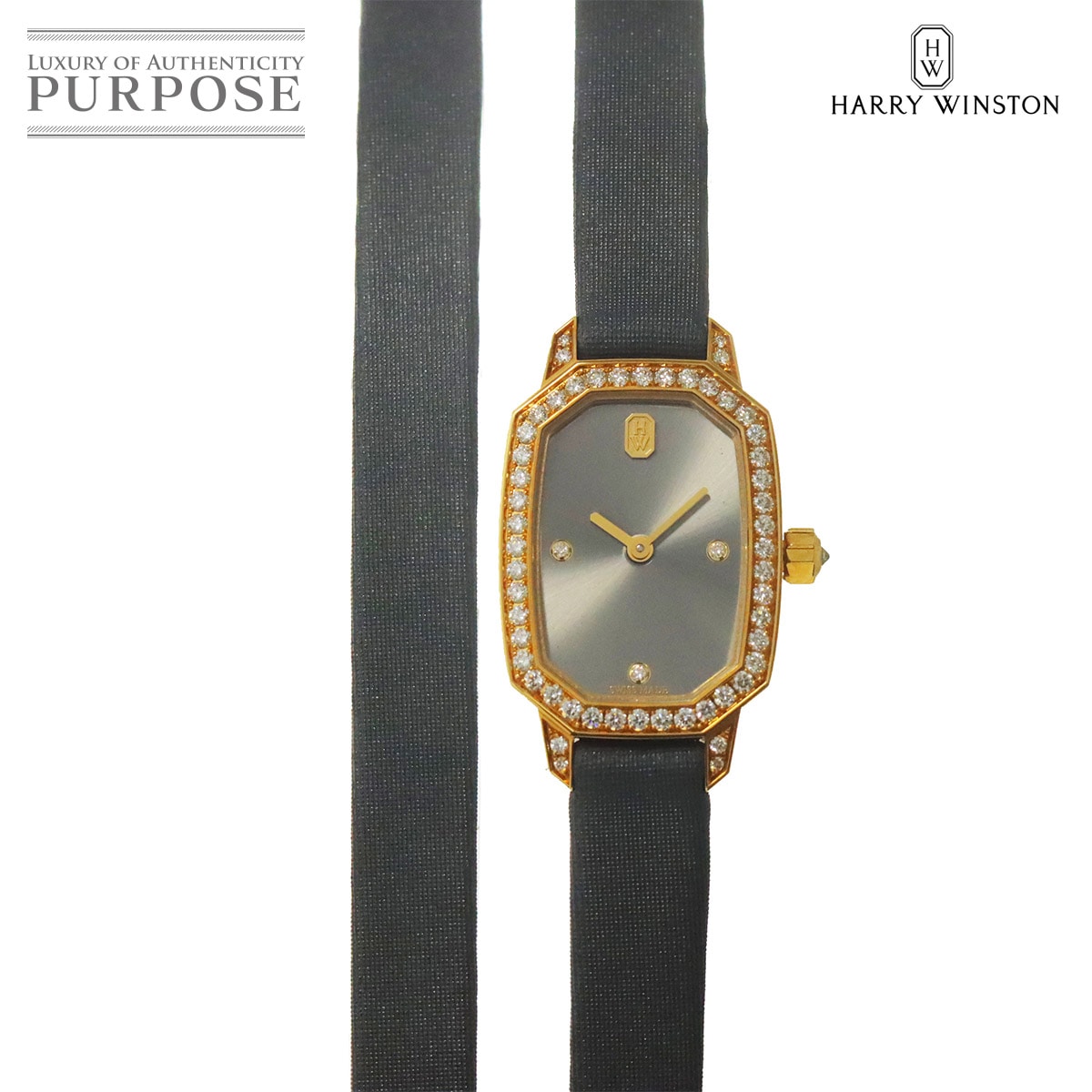 HARRY WINSTON ミッドナイト 450/MA42RL.W1 メンズ 腕時計 デイト