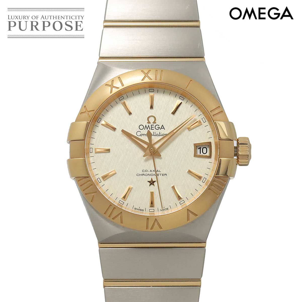 OMEGA シーマスター アクアテラ 2518 80 メンズ 腕時計 デイト ブルー