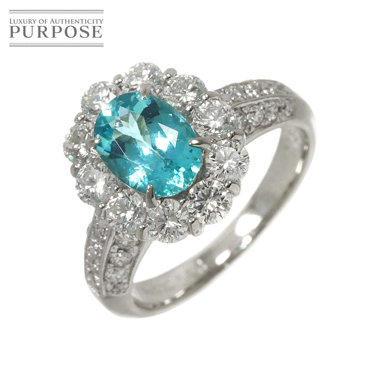 リング 16.5号 エメラルド 4.71ct ダイヤ 0.826ct Pt プラチナ 指輪