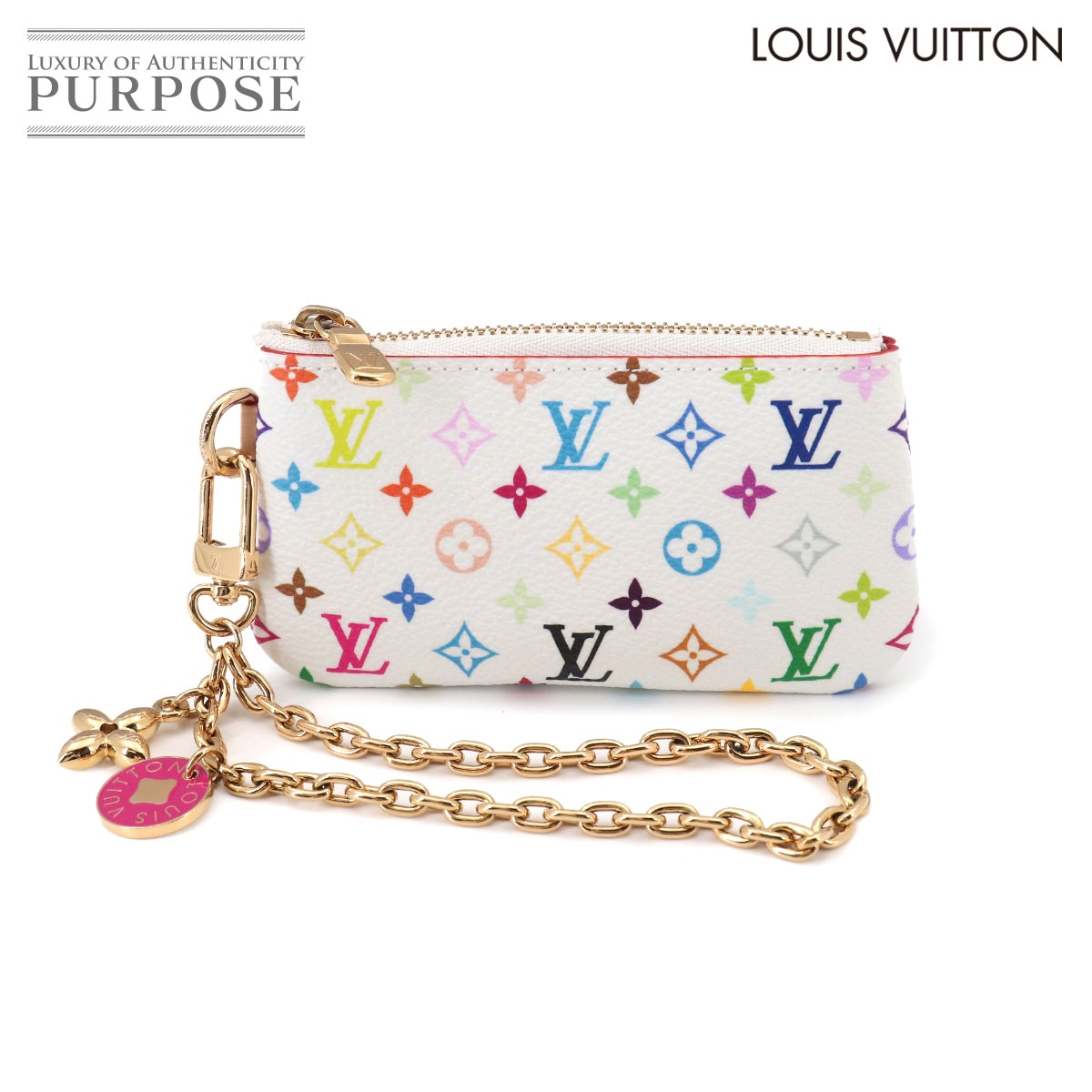 LOUIS VUITTON モノグラム マルチカラー LVxTM フォンホルダー ポーチ ブロン M14099 LV x TM Phone Holder ルイ ヴィトン 90329056