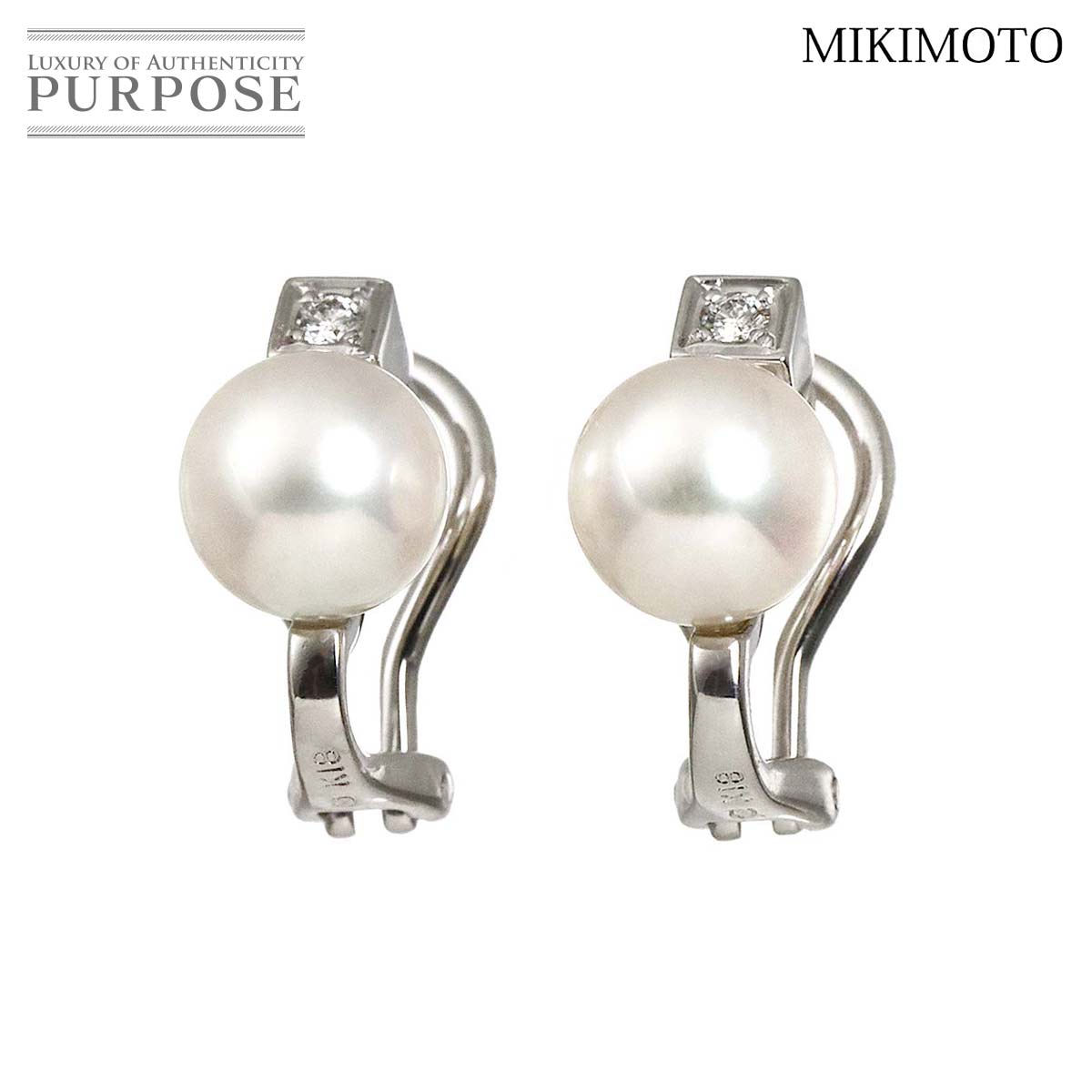 MIKIMOTO 9号 リング アコヤ真珠 8.1mm K18 YG イエローゴールド 750