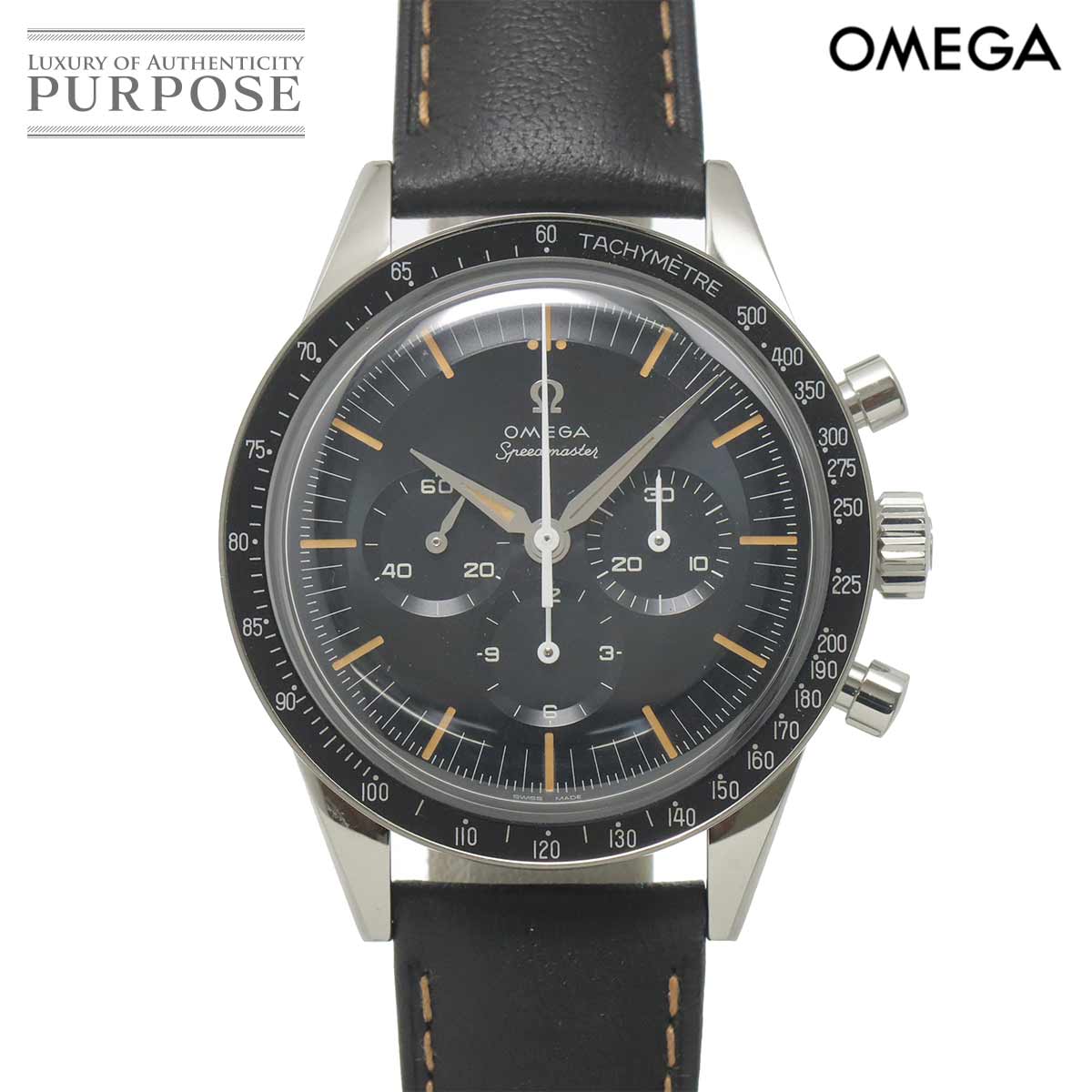 OMEGA スピードマスター ファースト オメガ イン スペース 310 32 40 50 06 001 クロノグラフ メンズ 腕時計 ブラック 手巻き ウォッチ Speedmaster オメガ 90332485