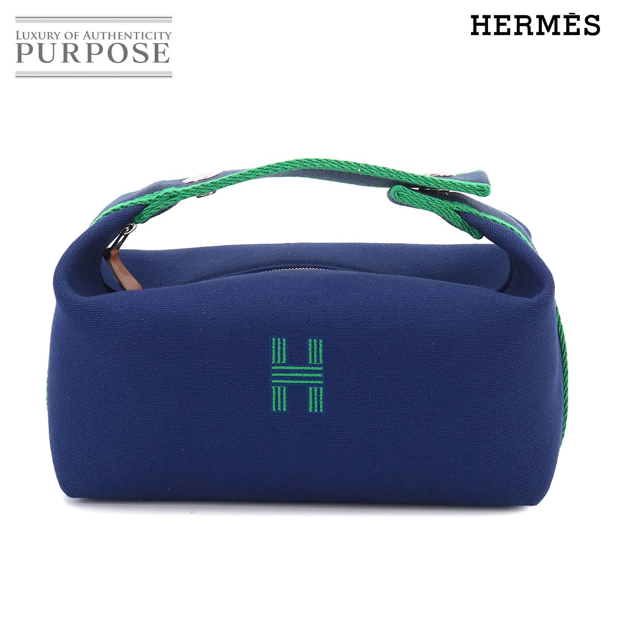HERMES シュルメール PM ピアス バッファローホーン ゴールド ブラウン
