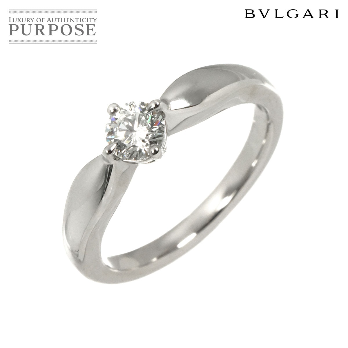 BVLGARI デディカータ ヴェネチア ダイヤ 8.5号 リング Pt プラチナ 指輪 Ring ブルガリ 90327468