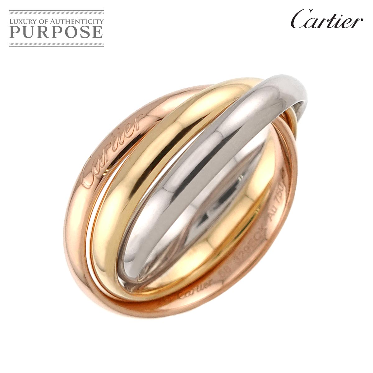 Cartier 2C カフス K14 YG イエローゴールド 585 Cuff links