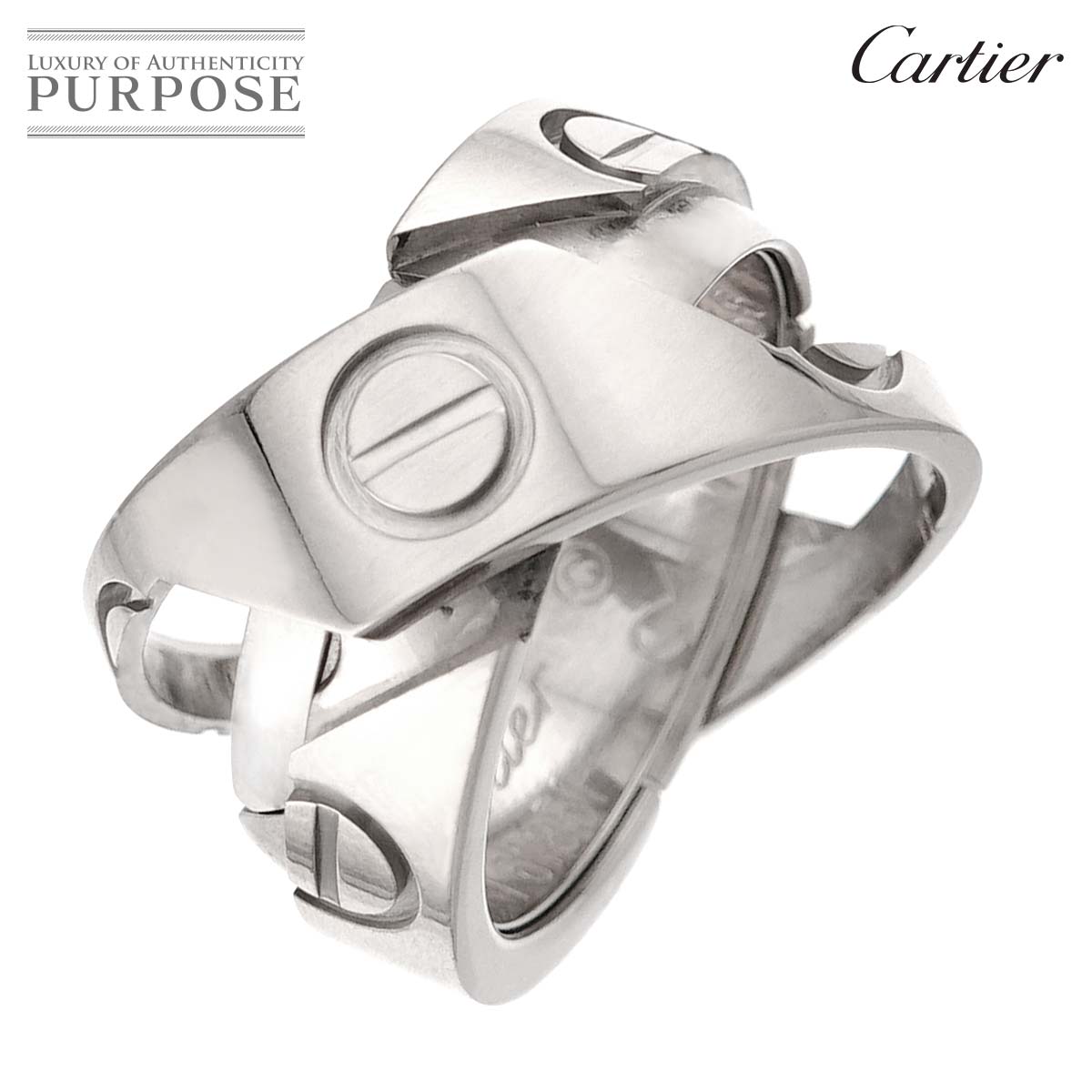 Cartier 2C カフス K14 YG イエローゴールド 585 Cuff links