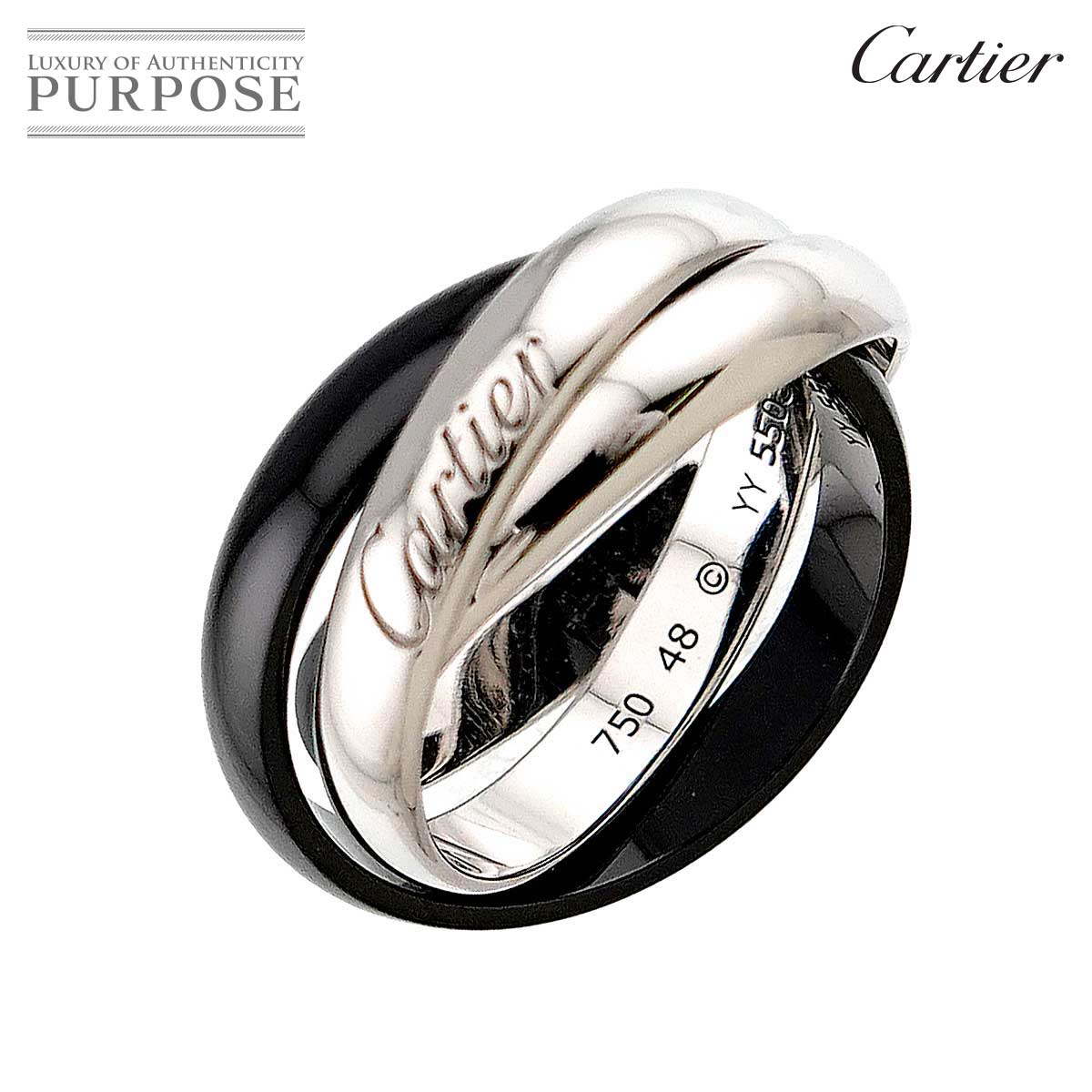 Cartier 2C カフス K14 YG イエローゴールド 585 Cuff links