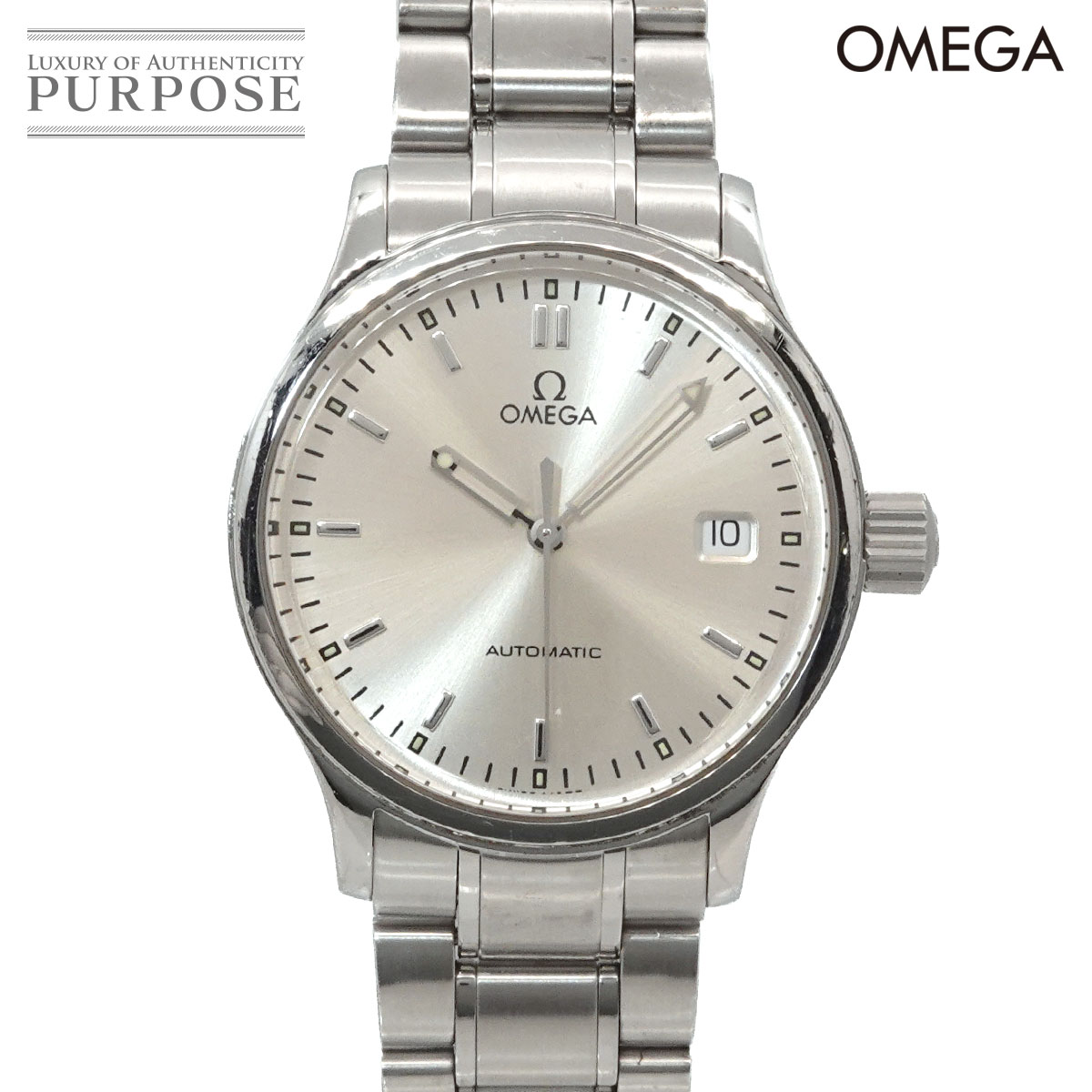 OMEGA クラシック デイト 5203 30 ヴィンテージ メンズ 腕時計 シルバー 自動巻き ウォッチ Classic オメガ 90323747