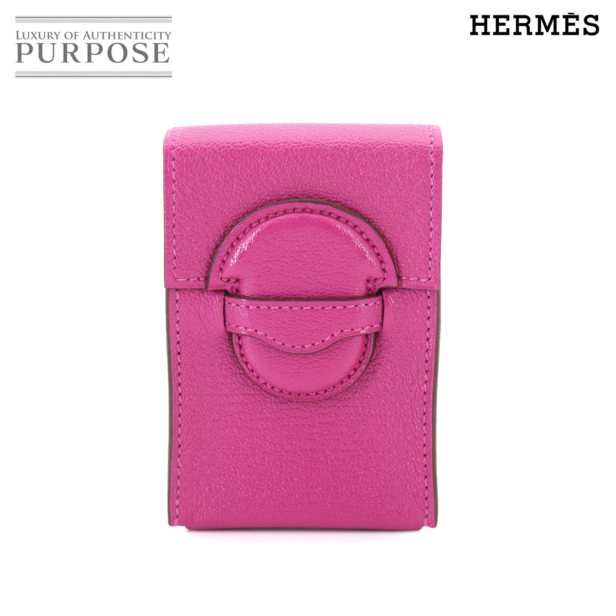 HERMES サンチュール ベルトモチーフ スカーフリング リザード
