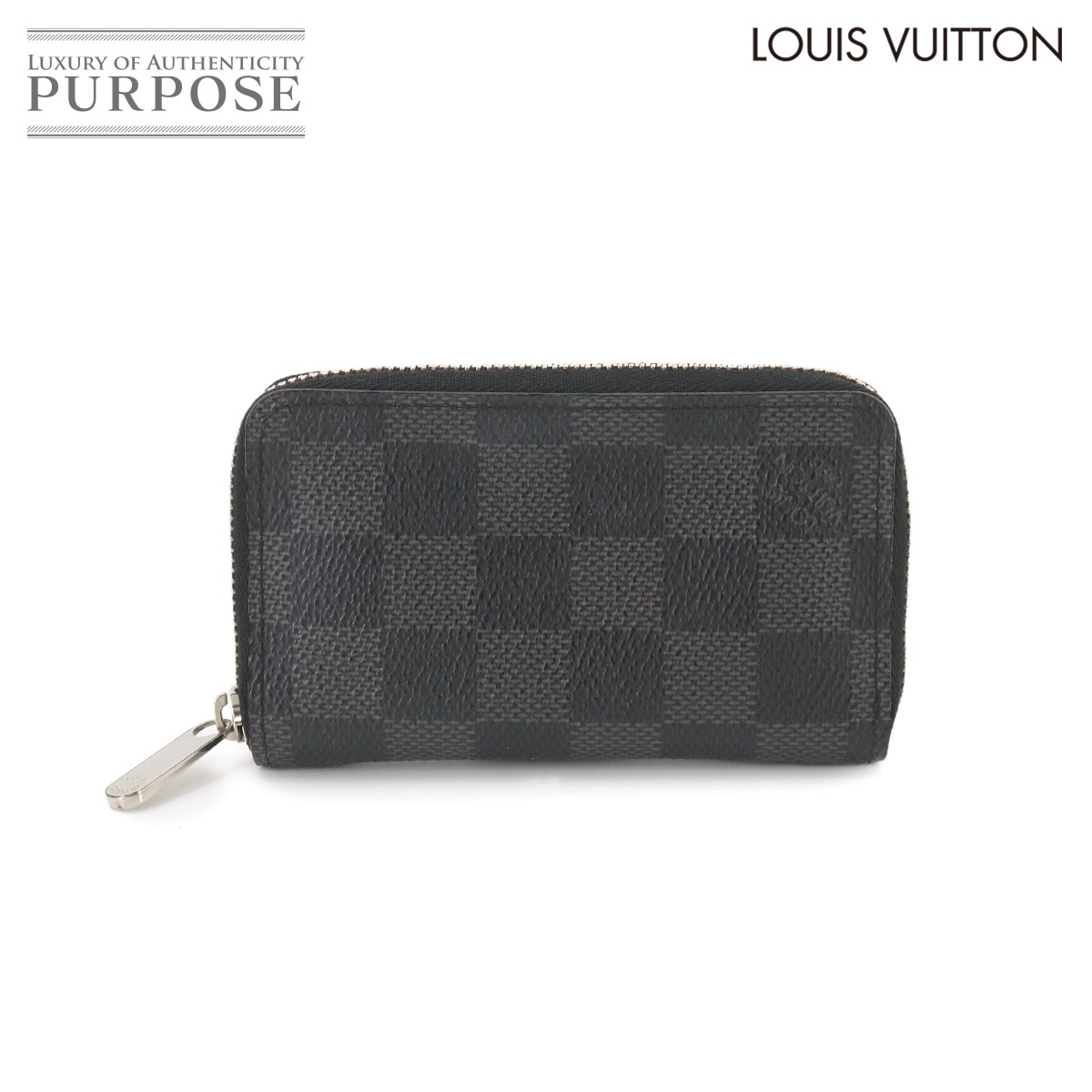 LOUIS VUITTON ダミエ グラフィット ジッピー コインパース コインケース N63076 Zippy Coin Purse ルイ ヴィトン 90330357