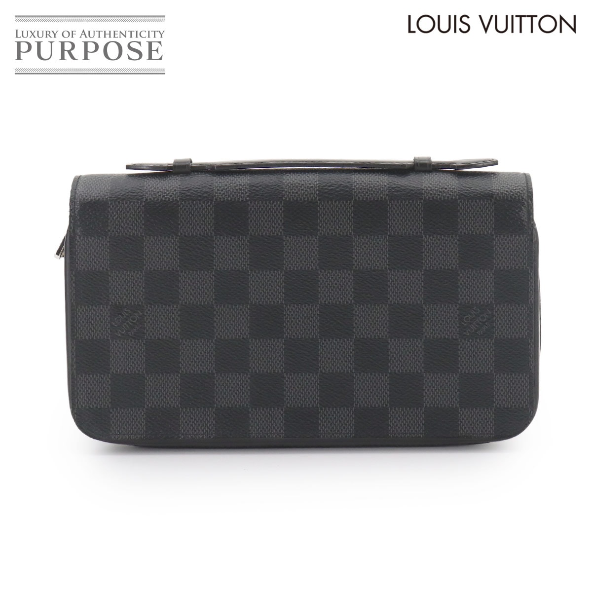LOUIS VUITTON ダミエ グラフィット ジッピーXL ラウンドファスナー 長財布 N41503 Zippy XL ルイ ヴィトン 90331077