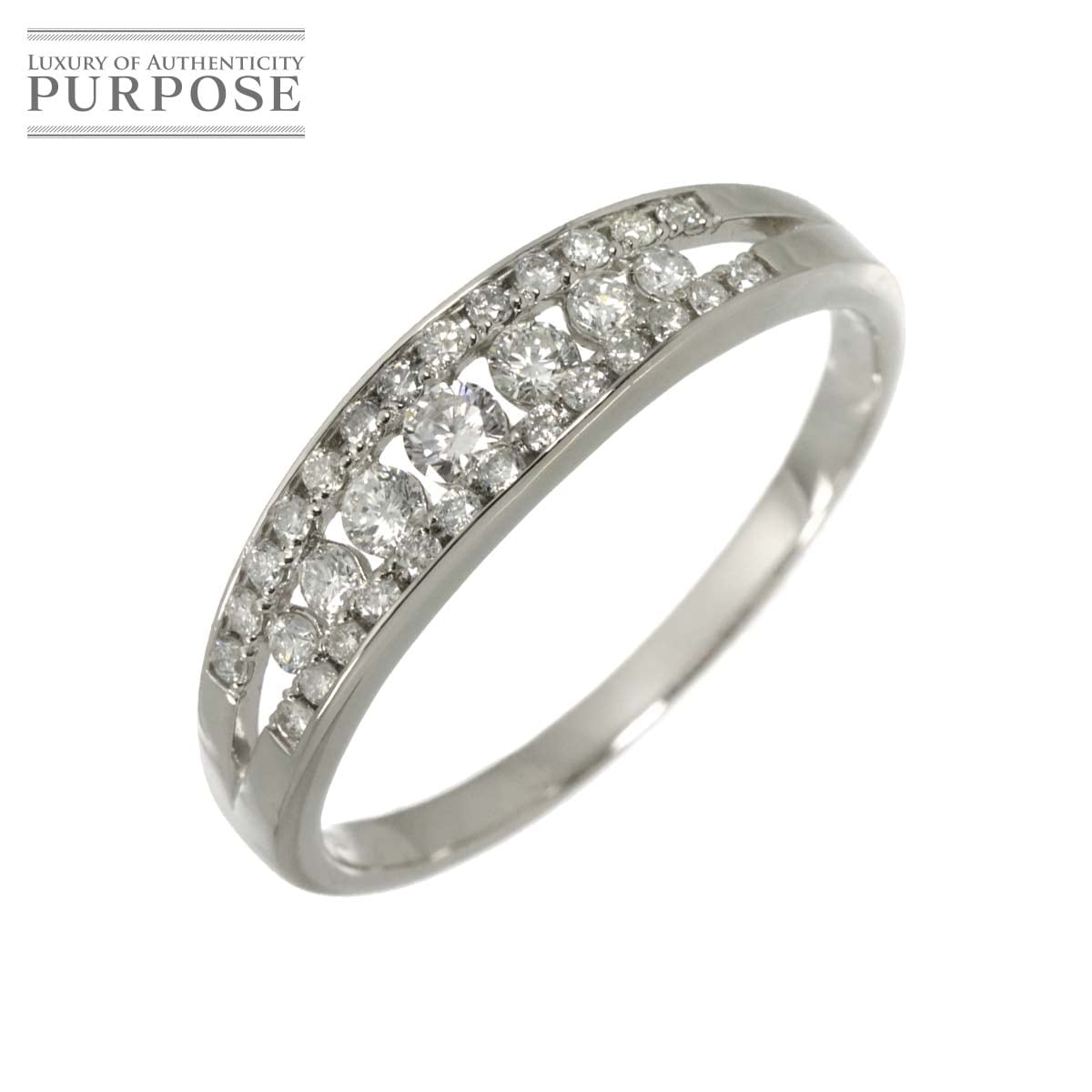 リング 22号 ダイヤ 0.50ct Pt プラチナ 指輪 Diamond Ring 90332068
