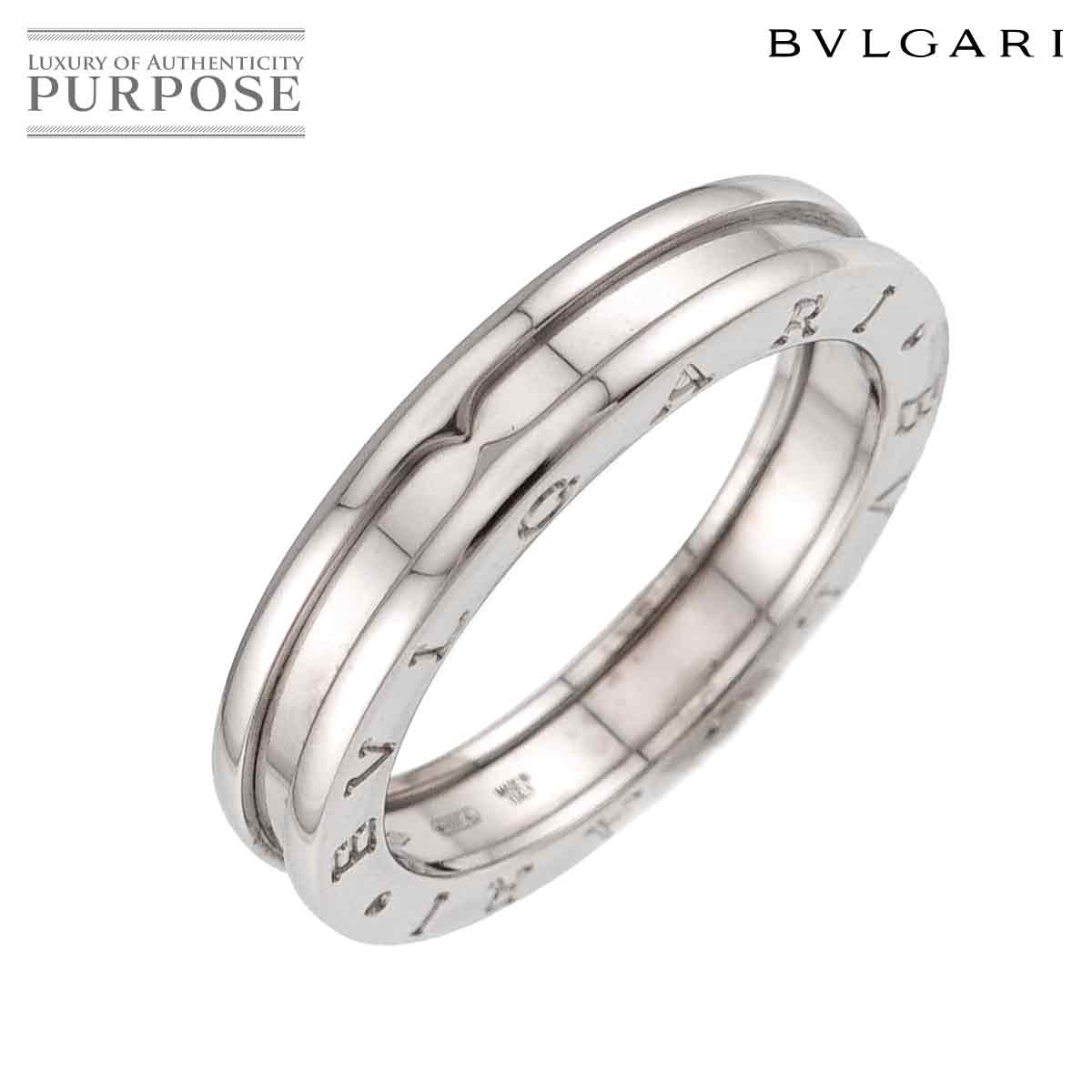 BVLGARI ビーゼロワン 1バンド #63 リング K18 WG ホワイトゴールド 750 指輪 B-ZERO1 Ring ブルガリ 90328209