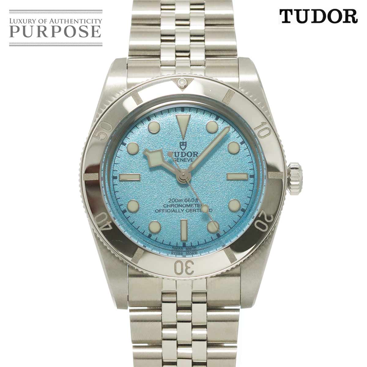 TUDOR ブラックベイ 54 79000 メンズ 腕時計 ラグーンブルー オートマ 自動巻き ウォッチ Black Bay チューダー チュードル 90323334
