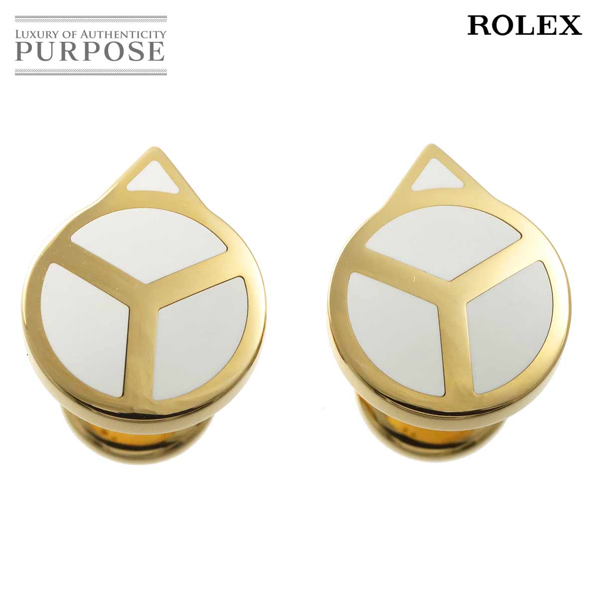 ROLEX クロマライト ハンド カフリンクス A1028 K18YG イエローゴールド Chromalight Hand Cufflinks ロレックス 90334418