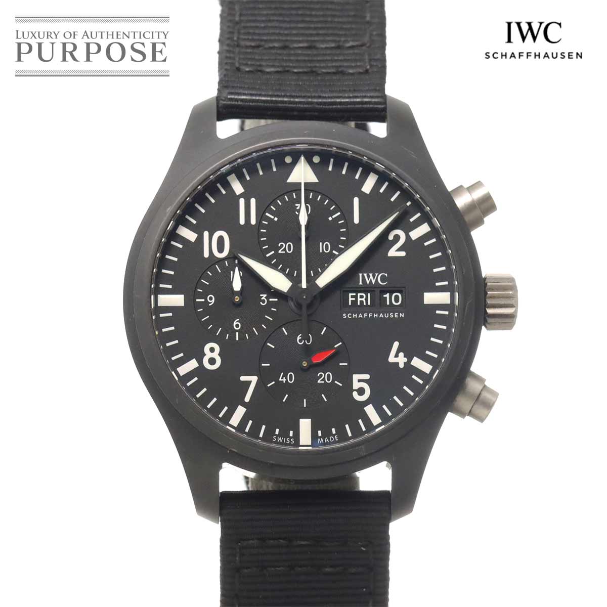 IWC ポートフィノ クロノグラフ IW391404 メンズ 腕時計 ブラック