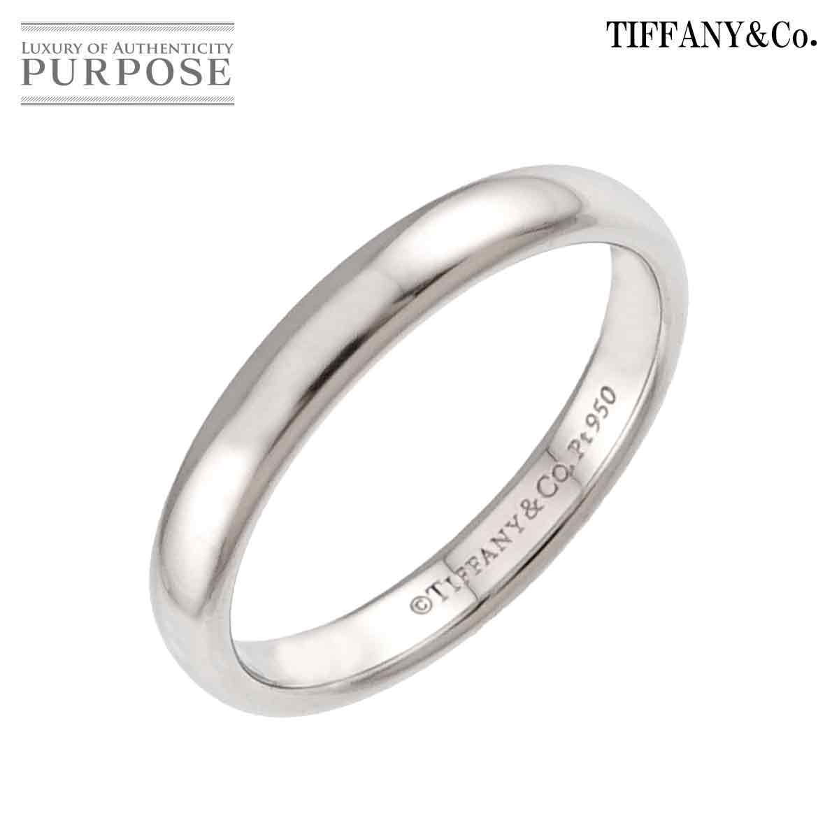 TIFFANY&Co. フォーエバー 12.5号 リング 幅3mm Pt プラチナ 指輪 Forever Ring ティファニー 90332270