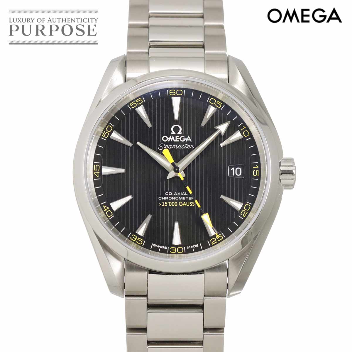 OMEGA シーマスター アクアテラ コーアクシャル 15000ガウス 231 10 42 21 01 002 メンズ 腕時計 デイト ブラック 自動巻き オメガ 90334747