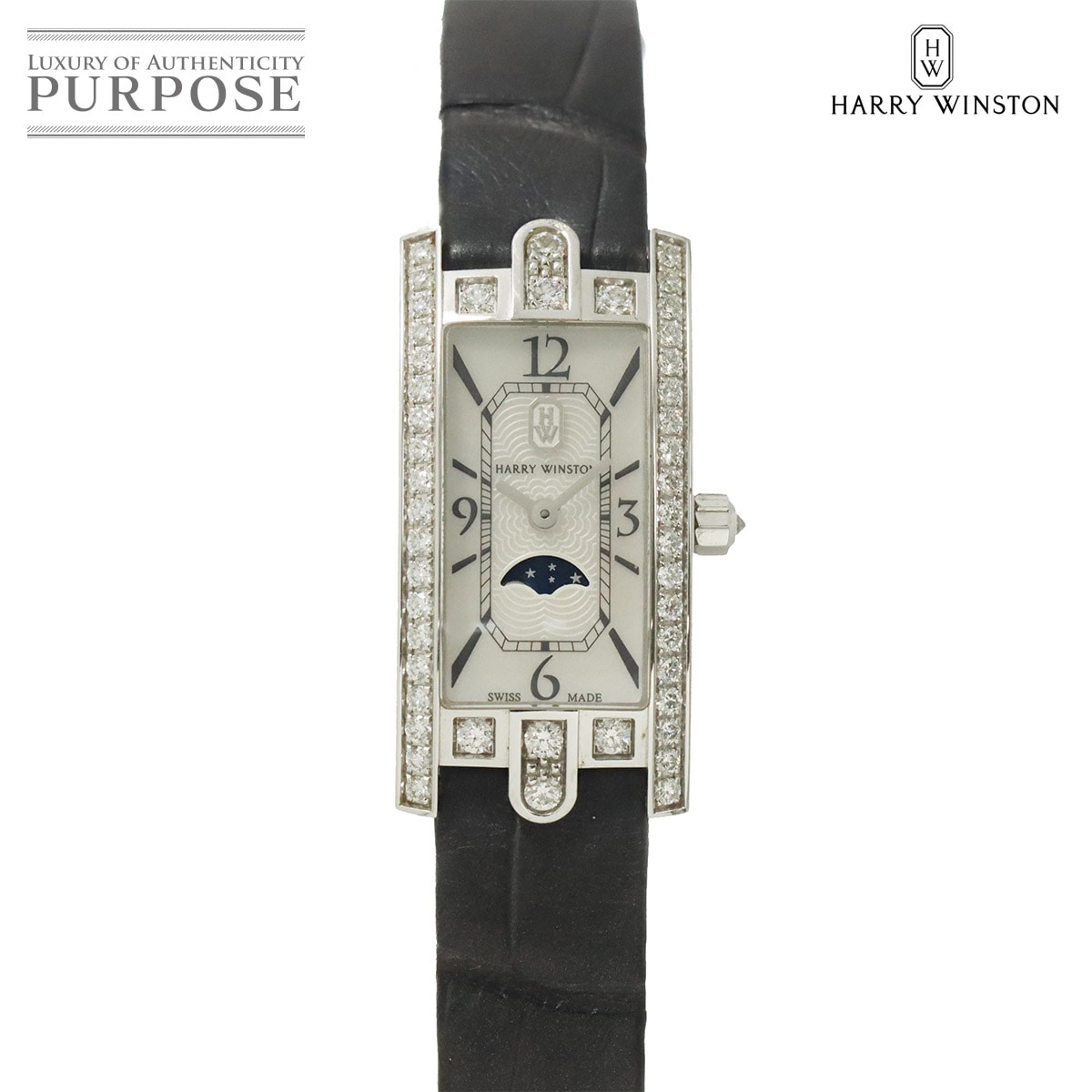 HARRY WINSTON ミッドナイト 450/MA42RL.W1 メンズ 腕時計 デイト