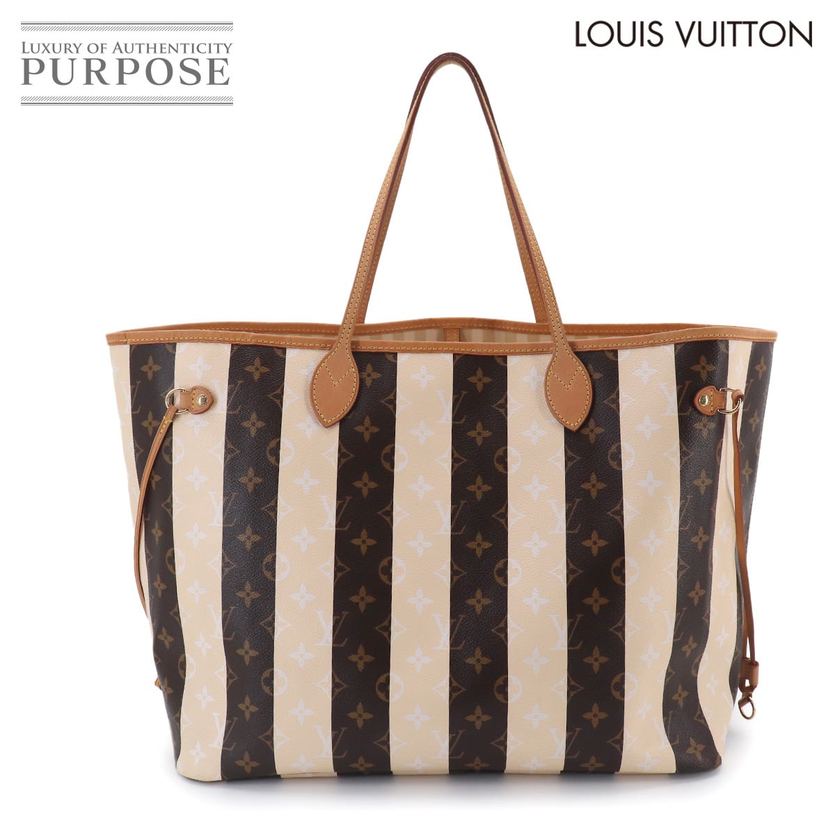 LOUIS VUITTON モノグラム レイユール ネヴァーフル GM トート バッグ M40561 ゴールド 金具 Neverfull GM ルイ ヴィトン 90330865