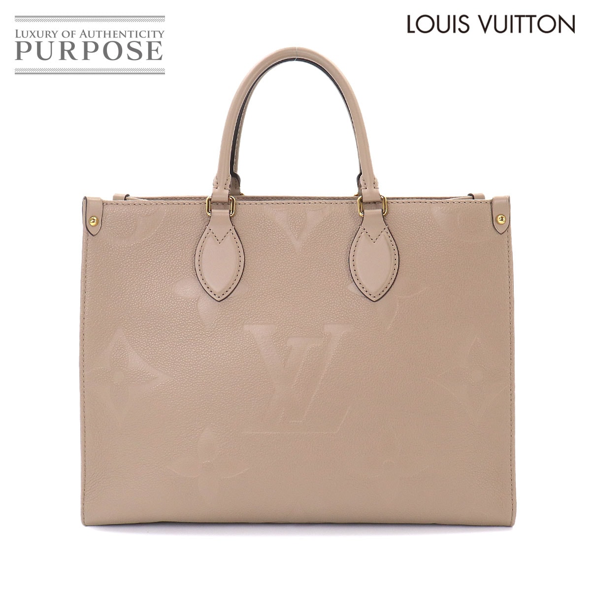 LOUIS VUITTON モノグラム アンプラント オンザゴー MM 2way トート ショルダー バッグ トゥルトレール M45607 RFID Onthego MM ルイ ヴィトン 90331260