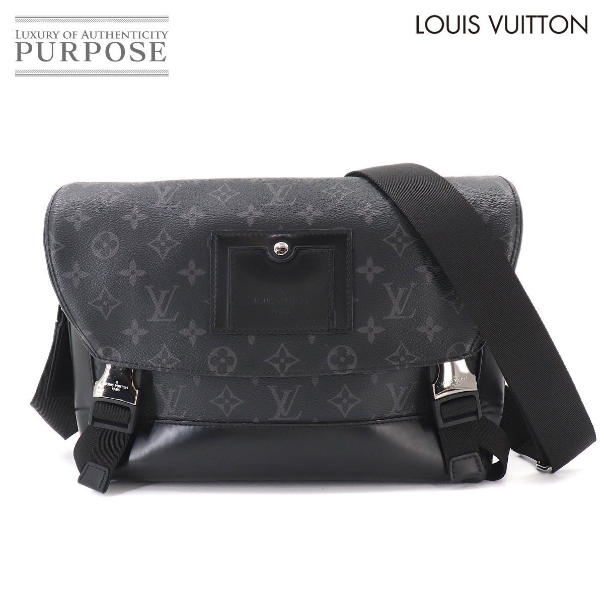 LOUIS VUITTON モノグラム エクリプス メッセンジャー ヴォワヤージュ PM ショルダー バッグ M40511 Messenger Voyage PM ルイ ヴィトン 90329263